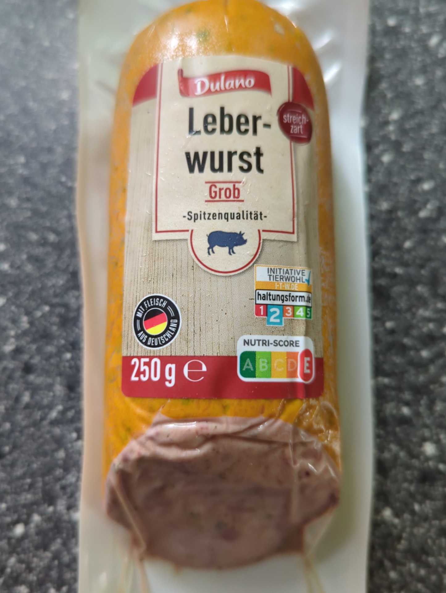 Leberwurst, grob
