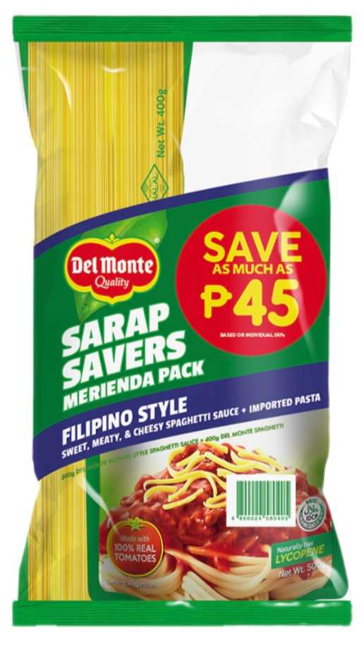 Del Monte Sarap Savers Merienda Pack Filipino Style