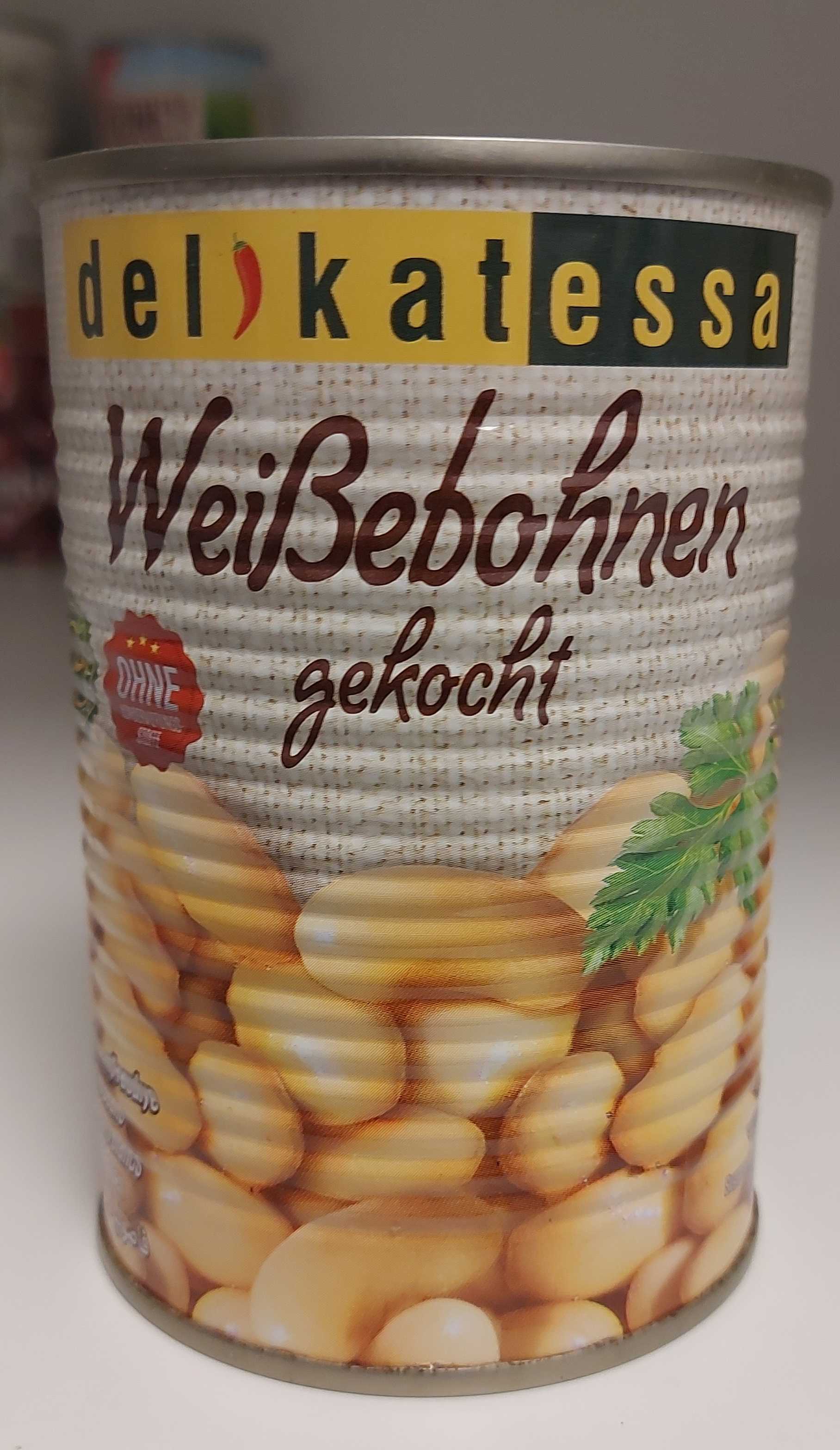 Weißebohnen, gekocht