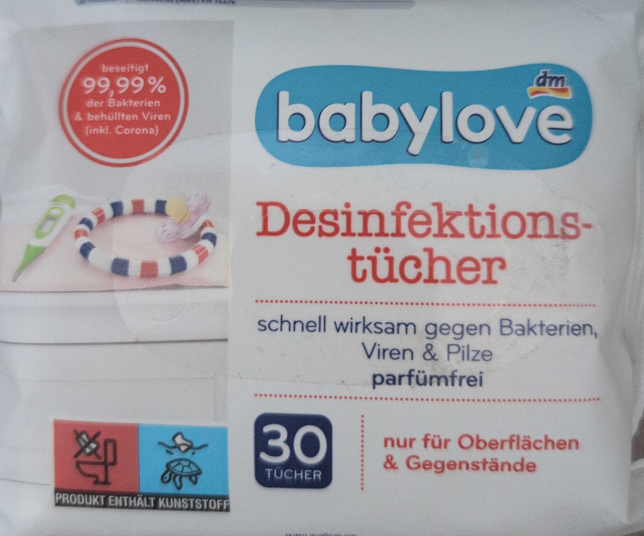 Babylove Desinfektionstücher 