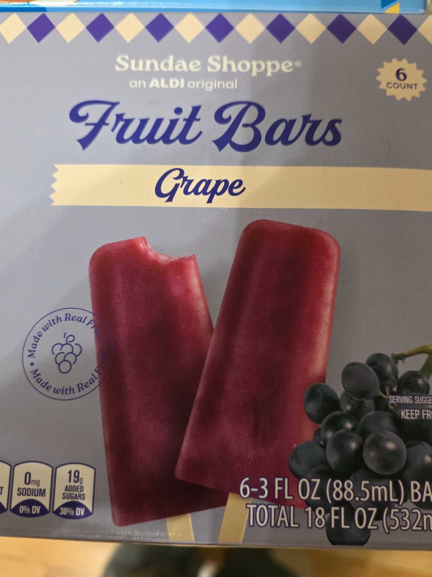 Grape fruit bars
