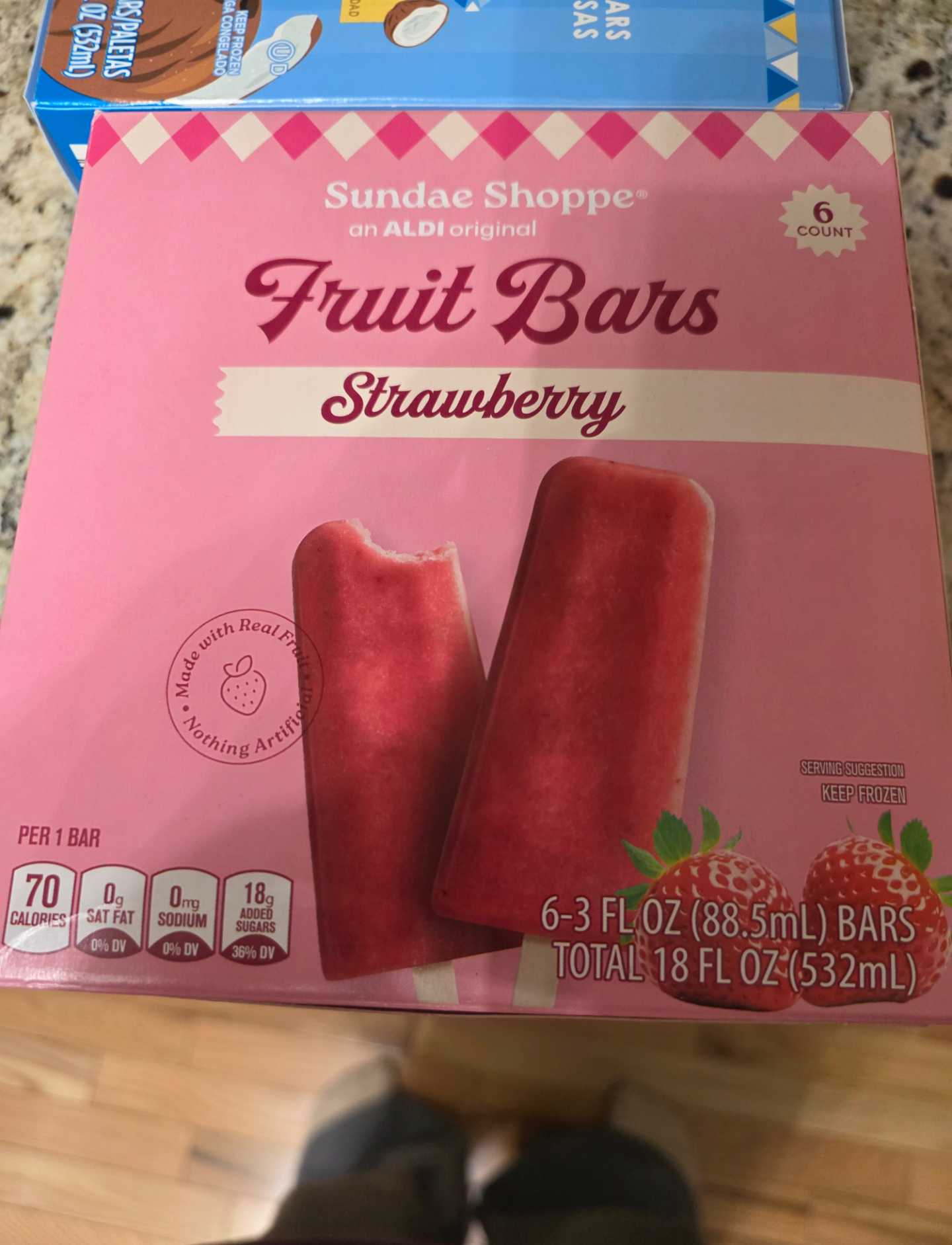 Strawberry fruit bars