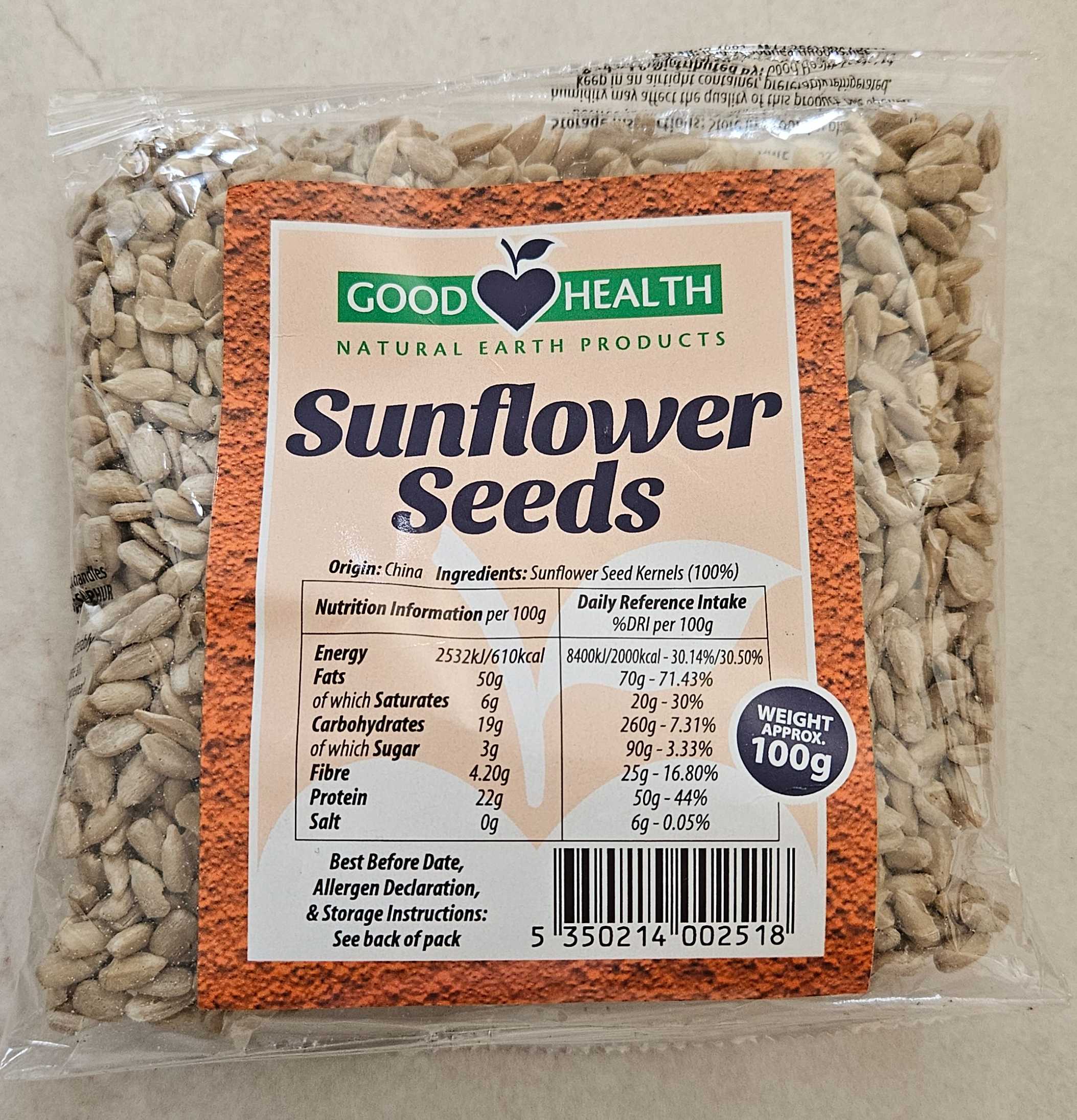 Sunflower seeds
