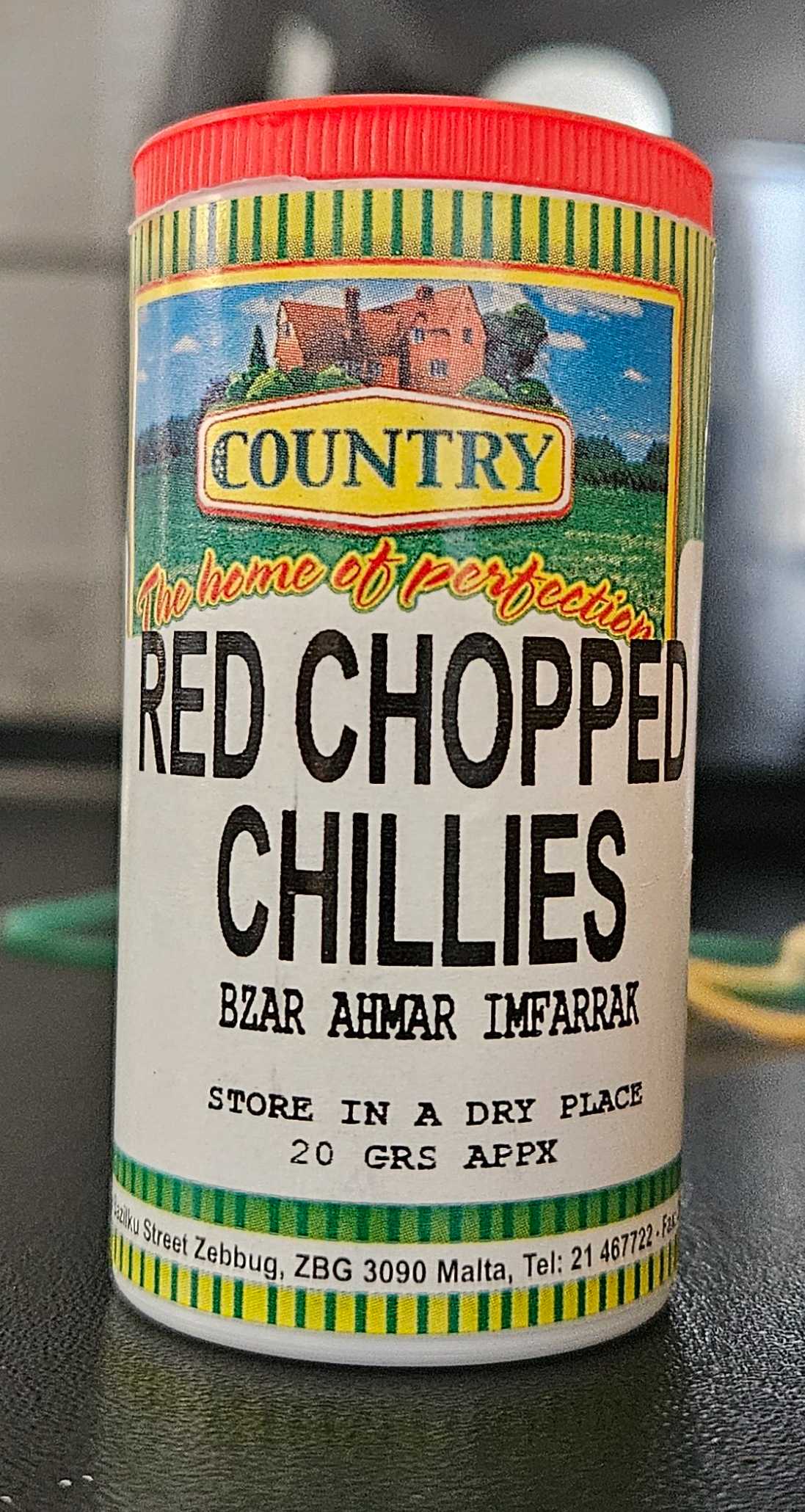 Red Chopped Chillies