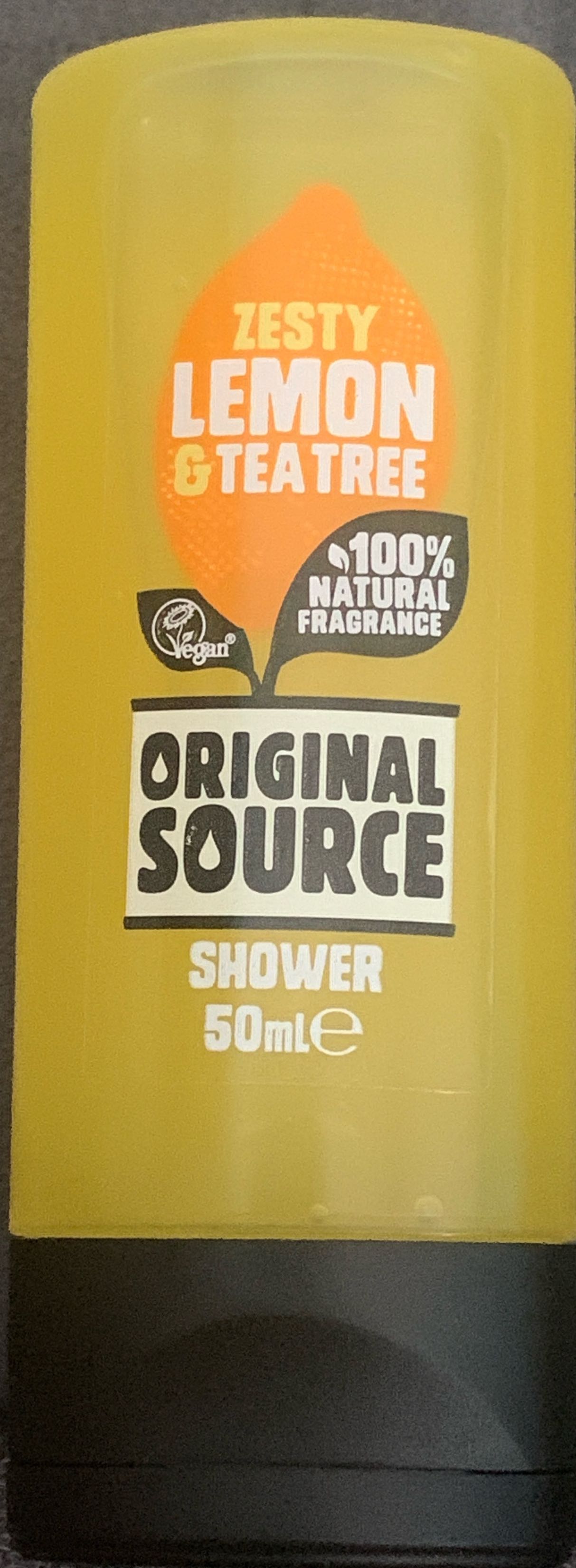 Zesty lemon & tea tree shower