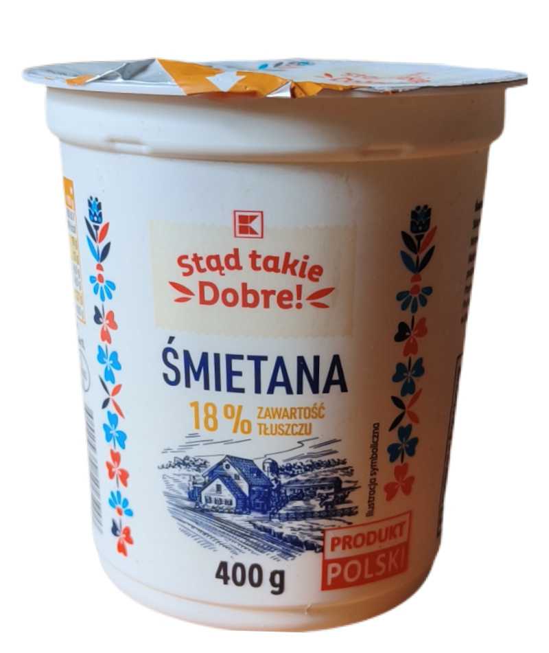 Śmietana 18% tłuszczu