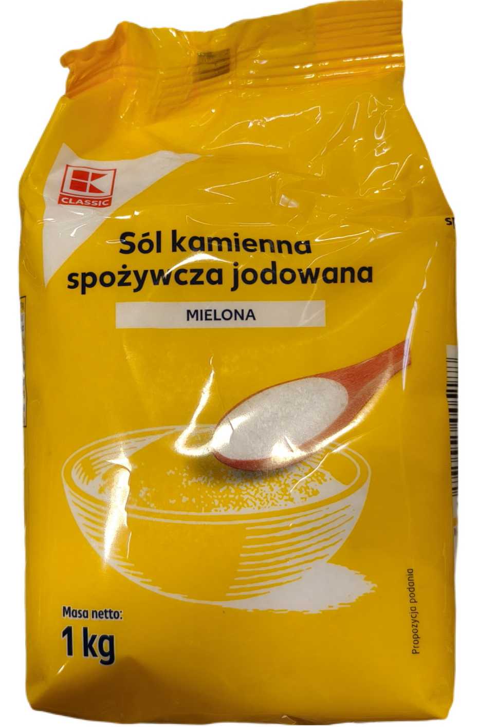 Sól kamienna spożywcza jodowana