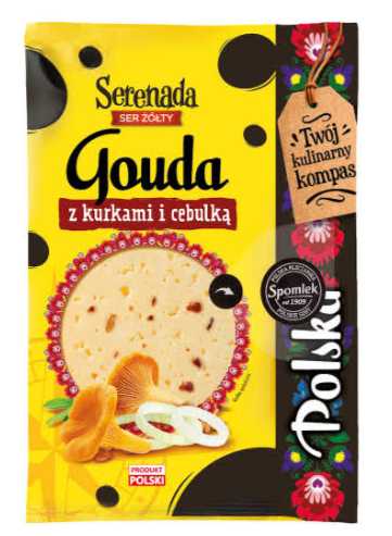 Gouda z kurkami i cebulką