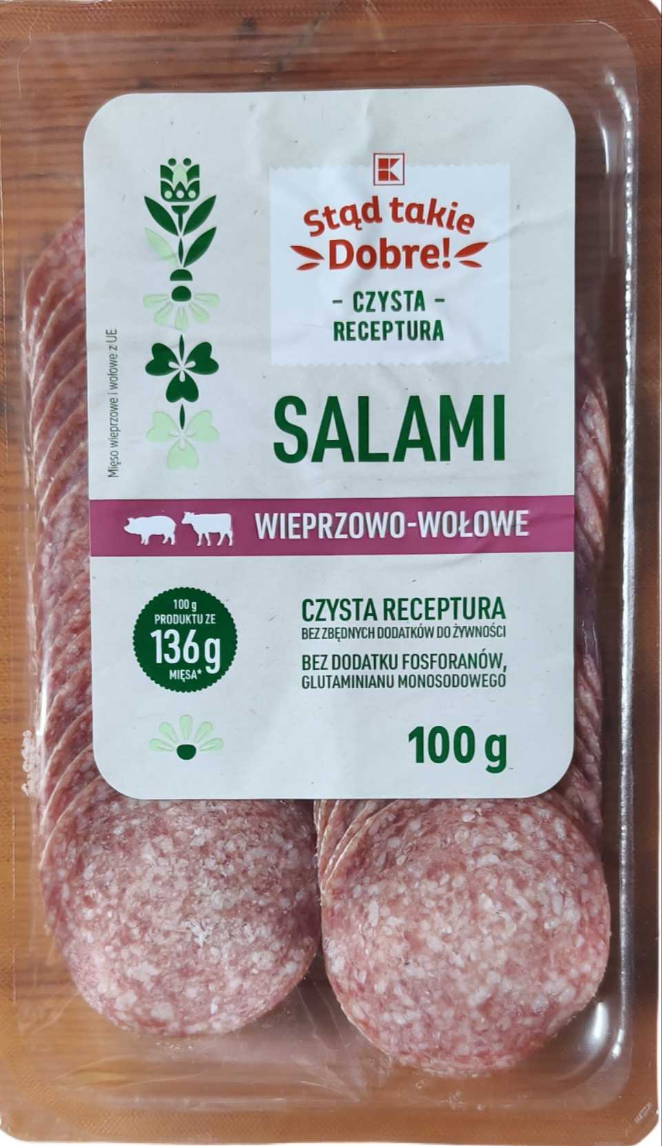 Salami wieprzowo-wołowe