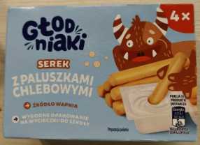 Serek z paluszkami chlebowymi