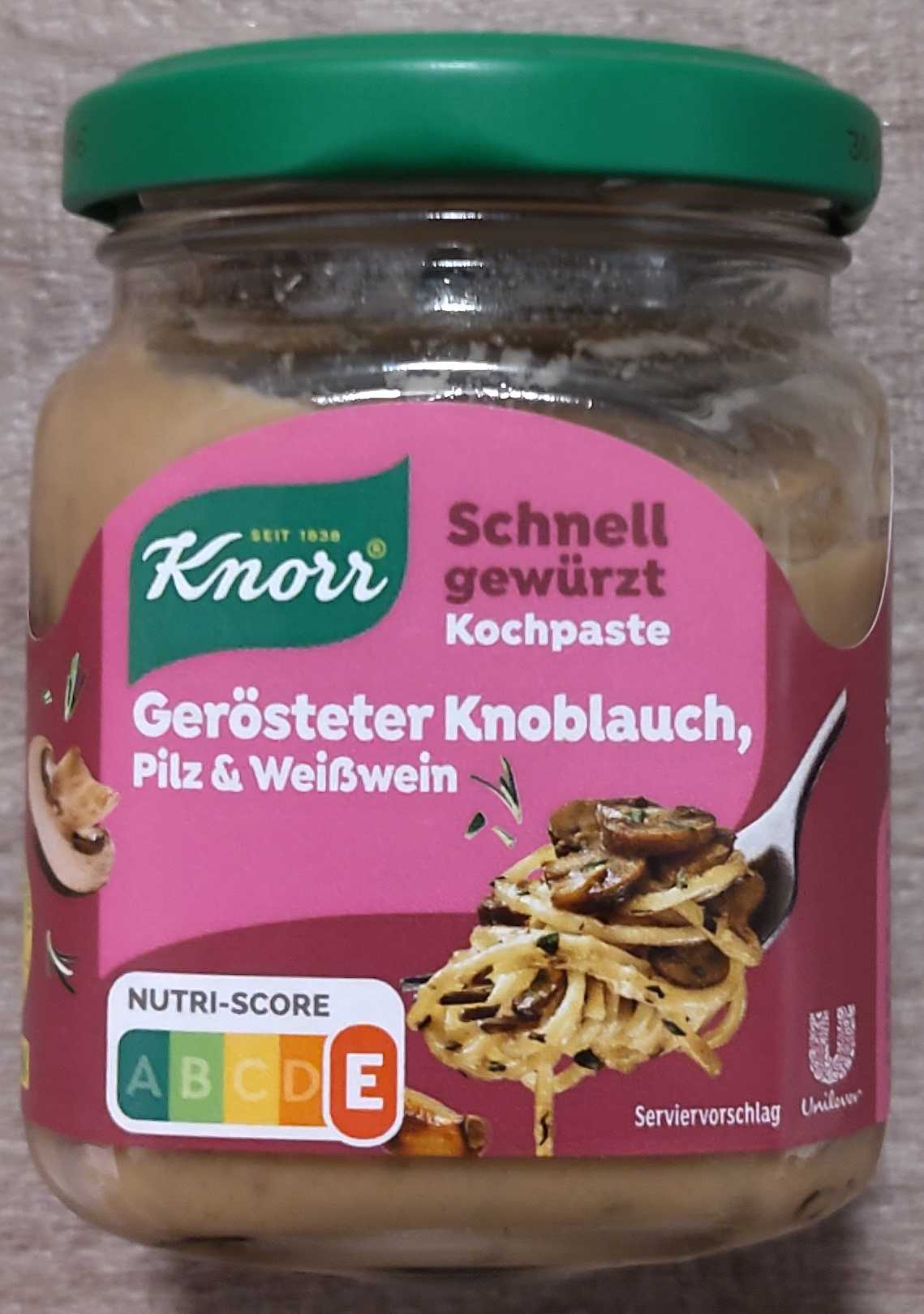 Gerösteter Knoblauch, Pilz & Weißwein