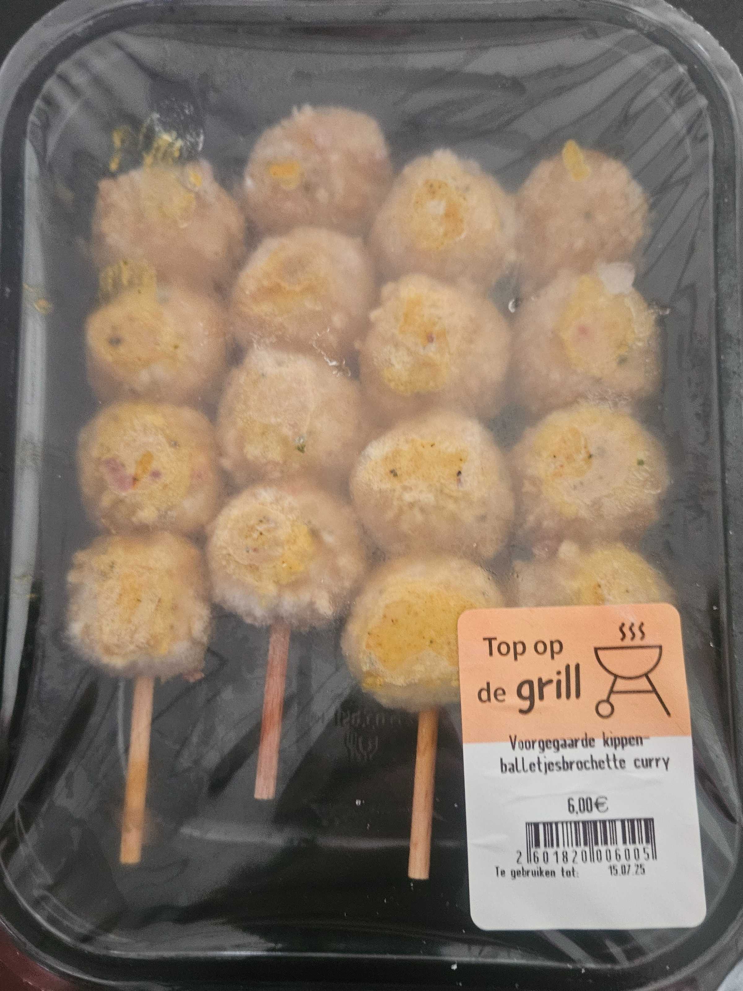 Balletjes brochette