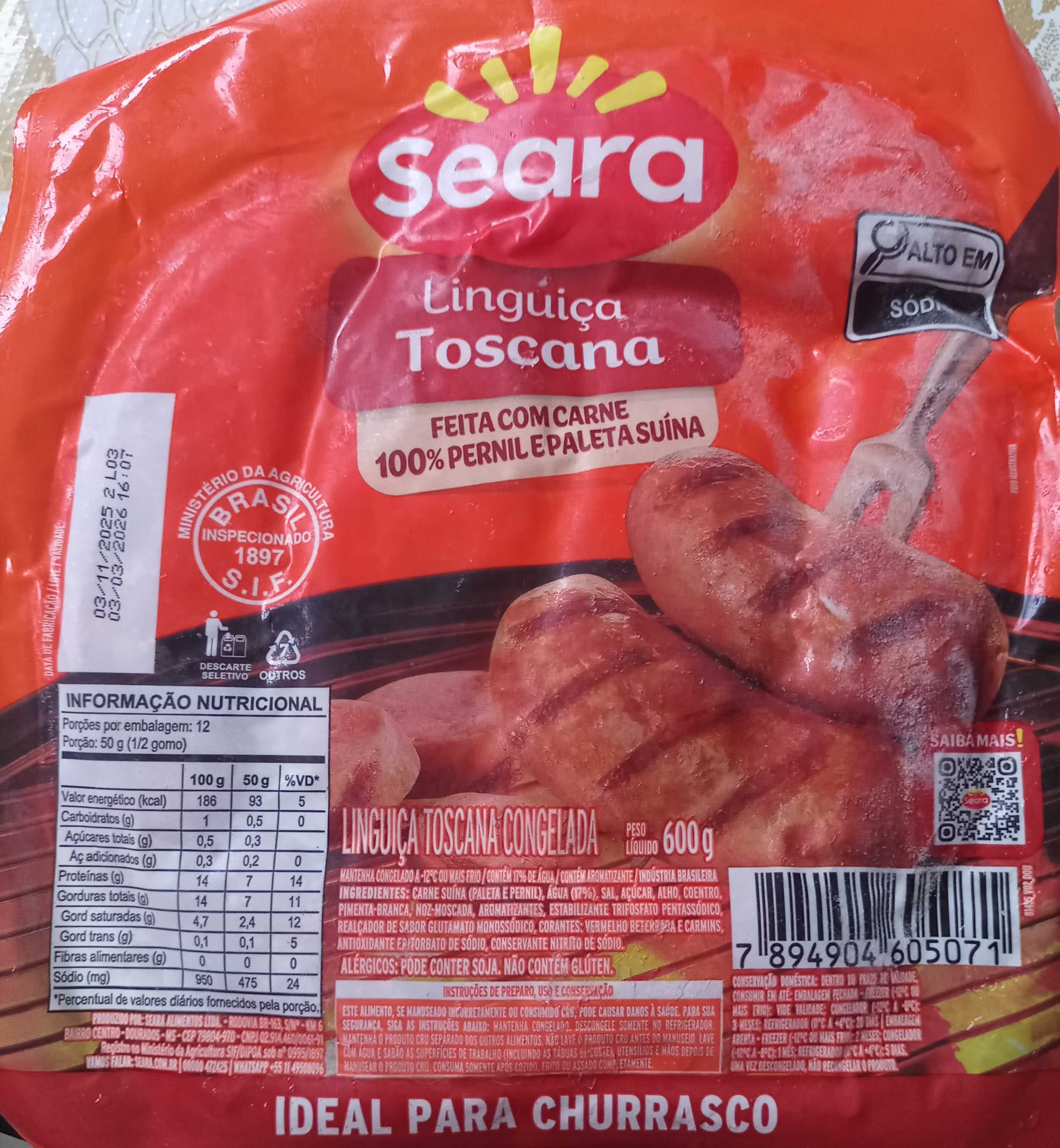 Linguiça Toscana
