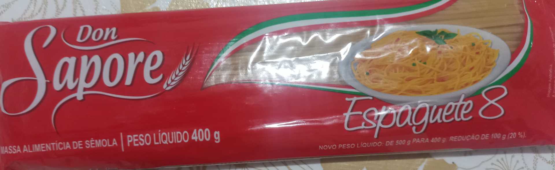 Macarrão Espaguete 8