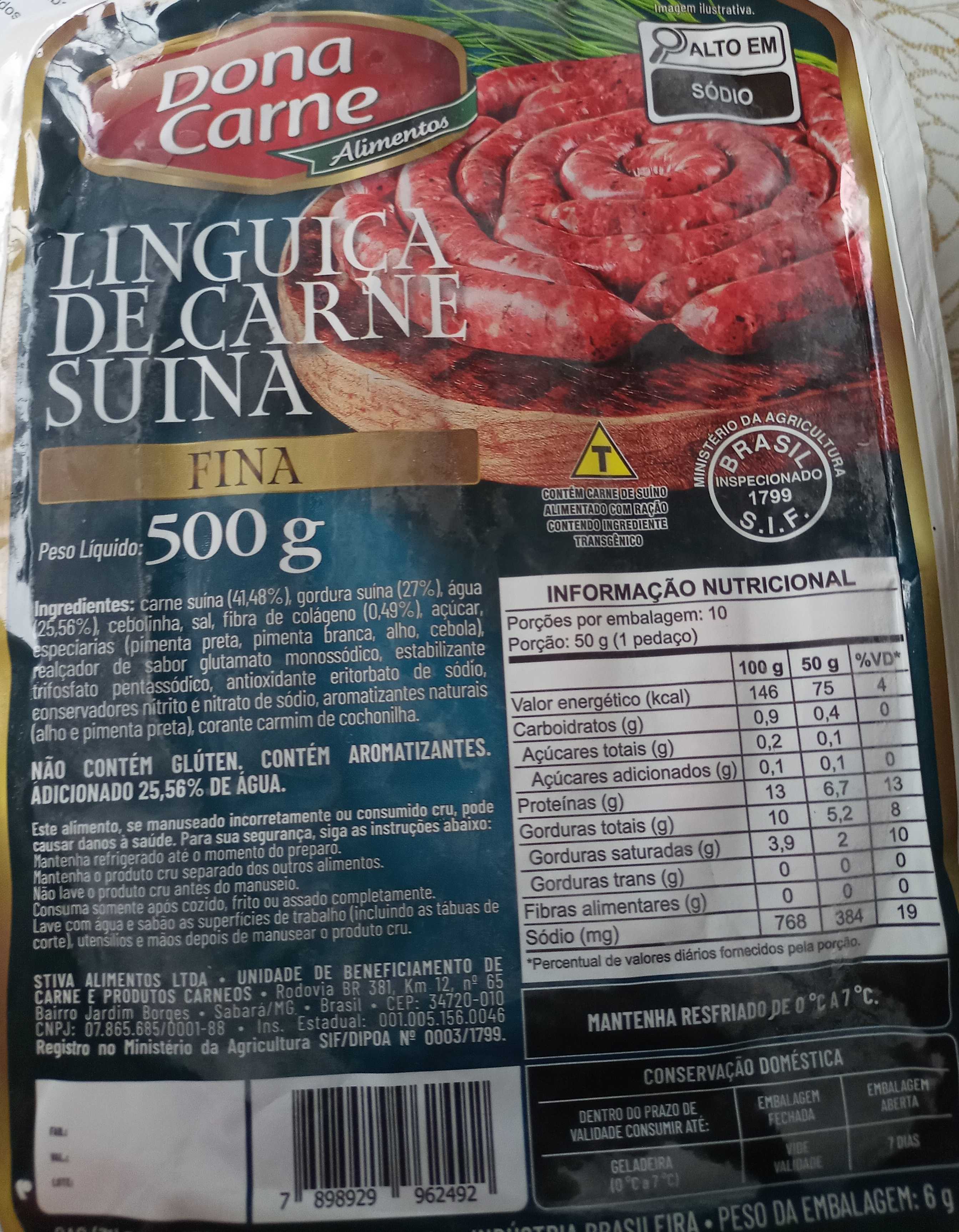 Linguiça Suína 