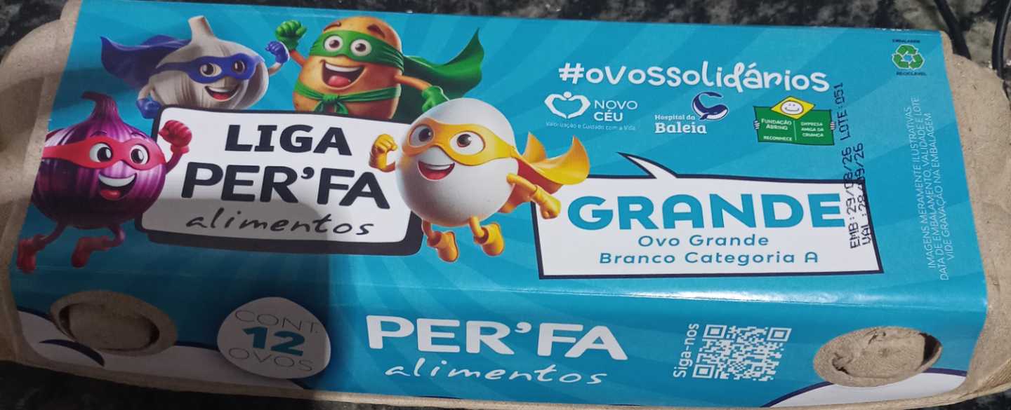 Ovos Branco - Categoria A