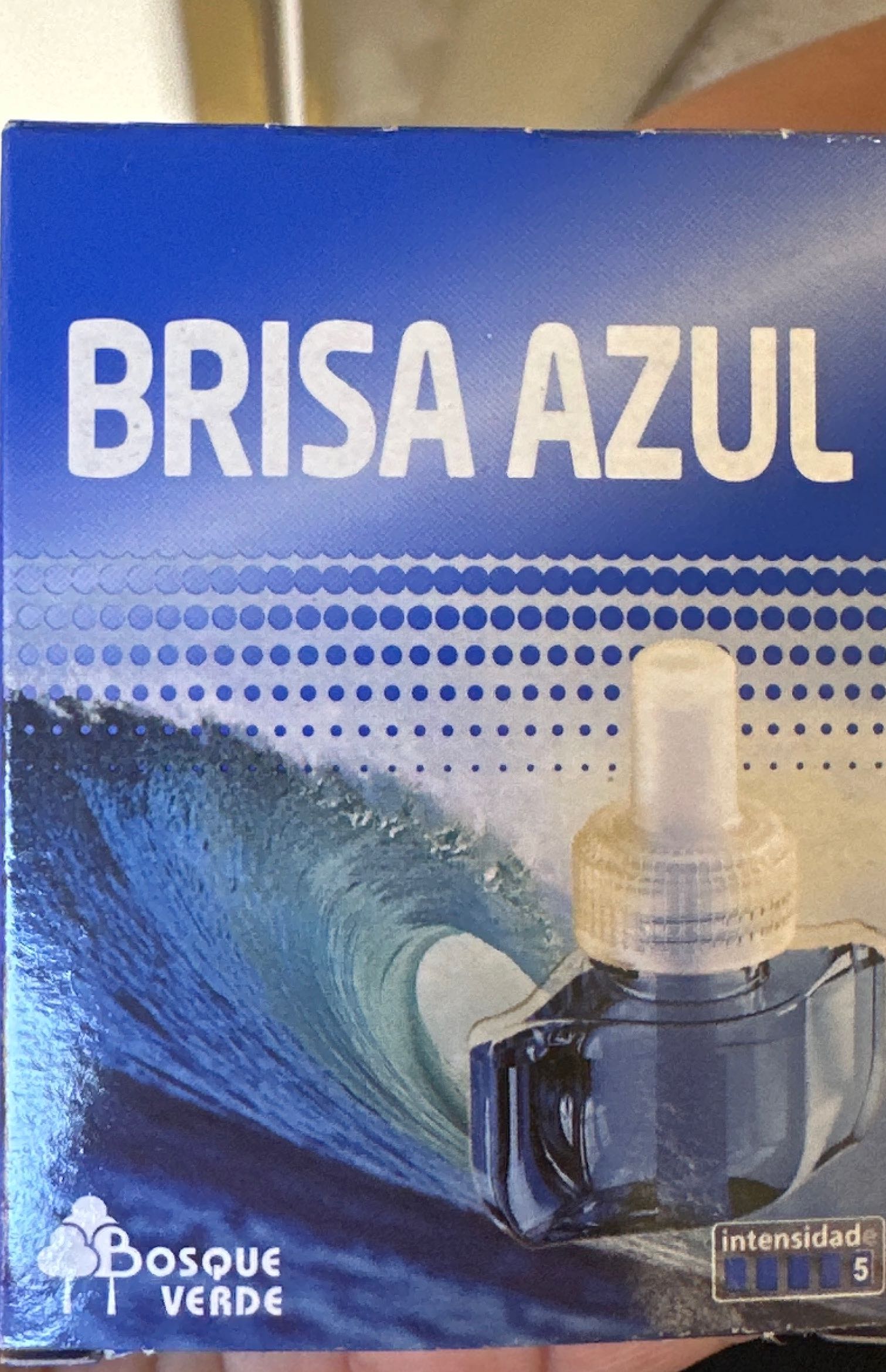 Ambientador brisa azul