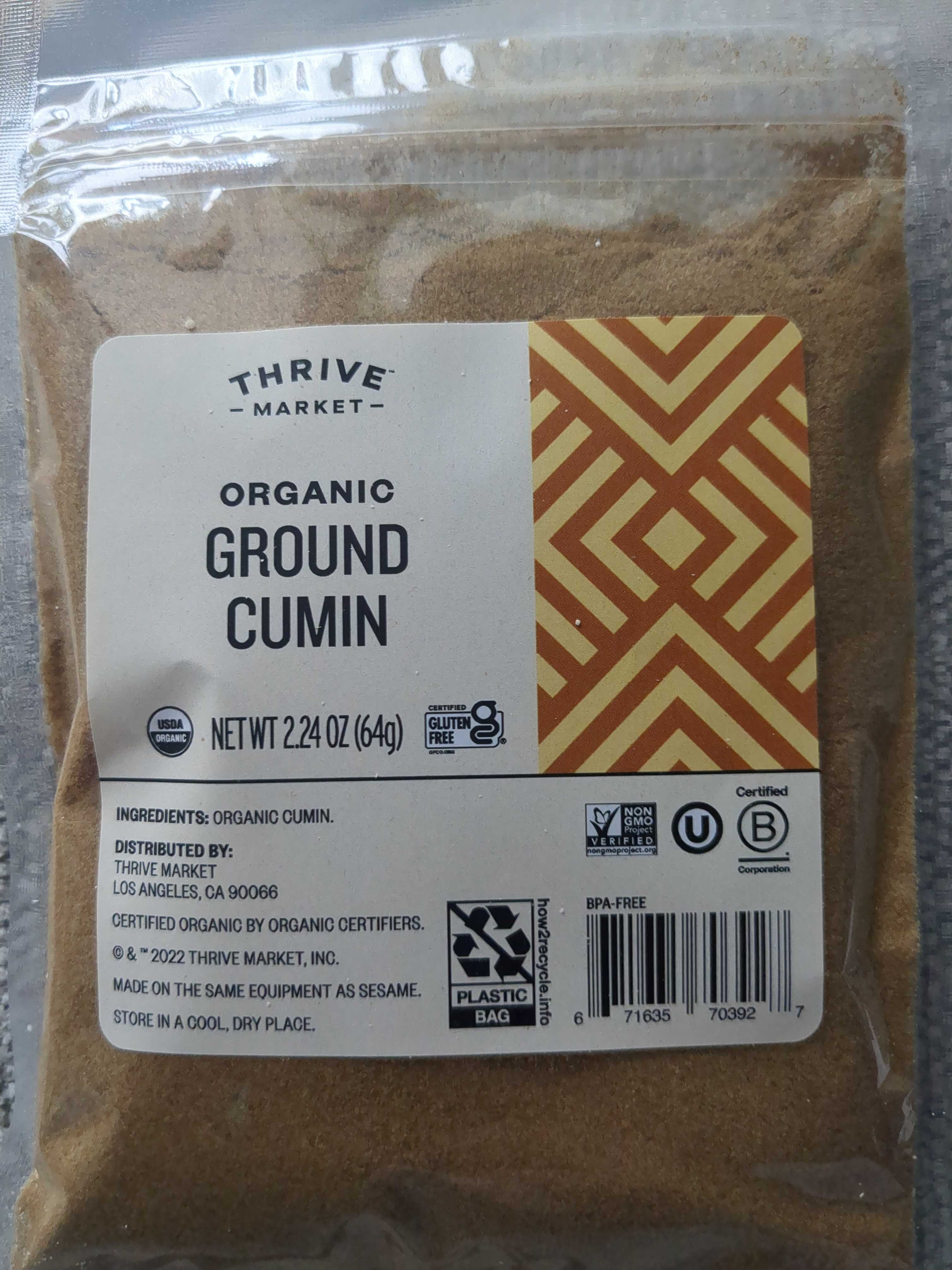 Organic Ground Cumin 