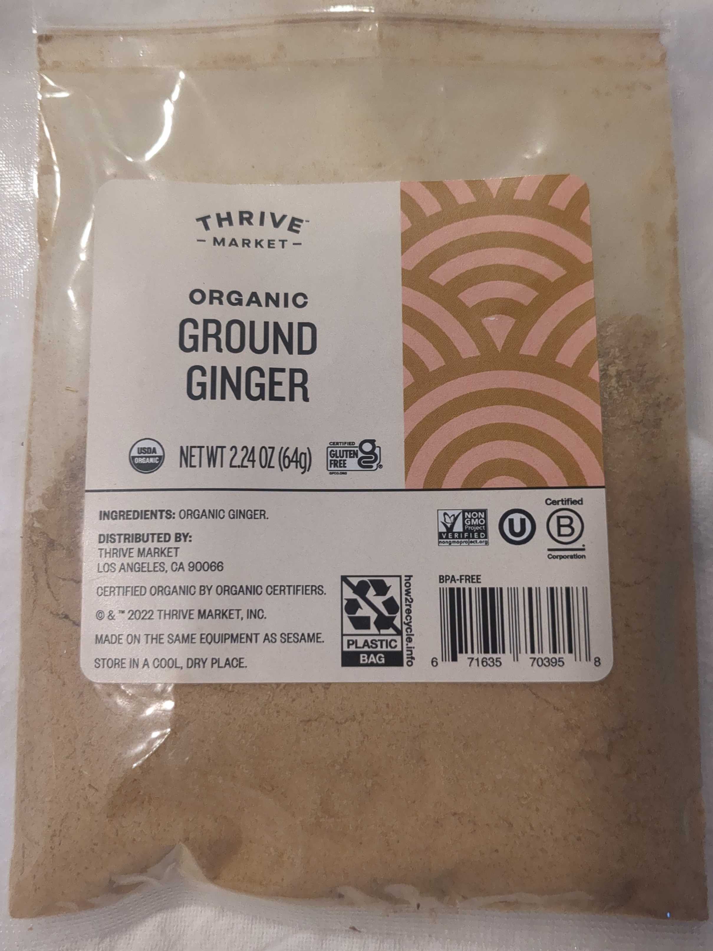 Organic Ground Ginger