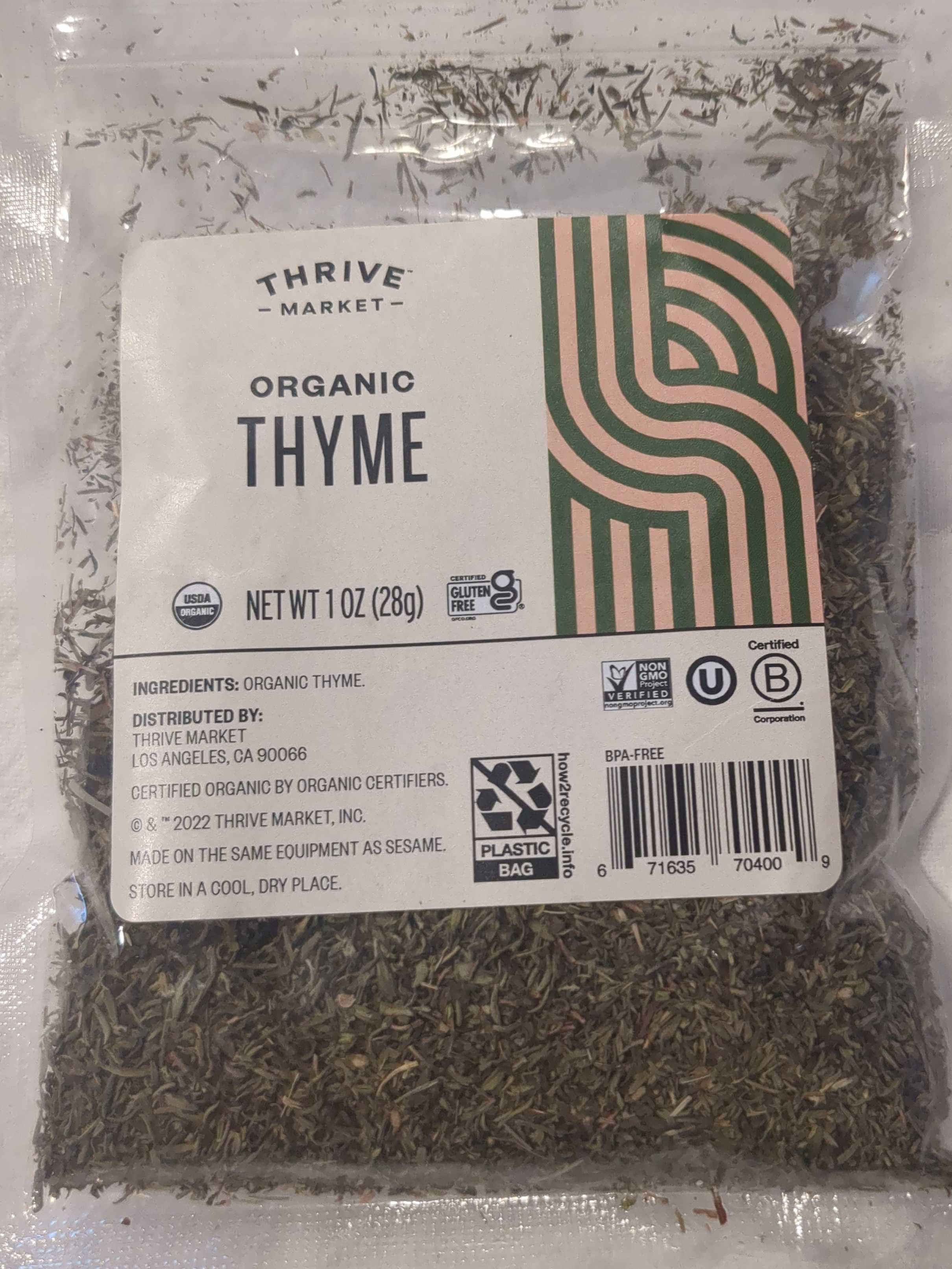 Organic Thyme 