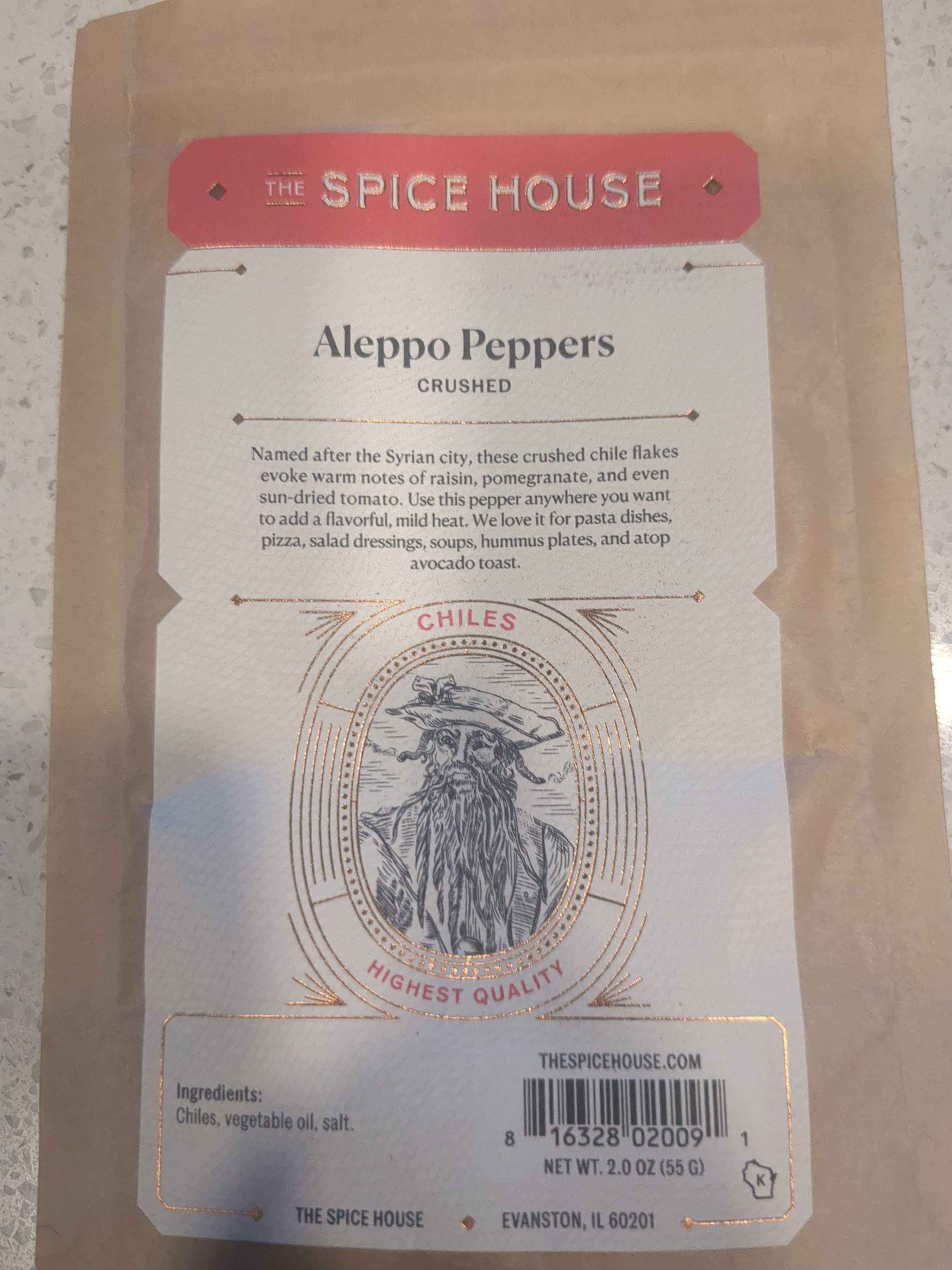 Aleppo Peppers