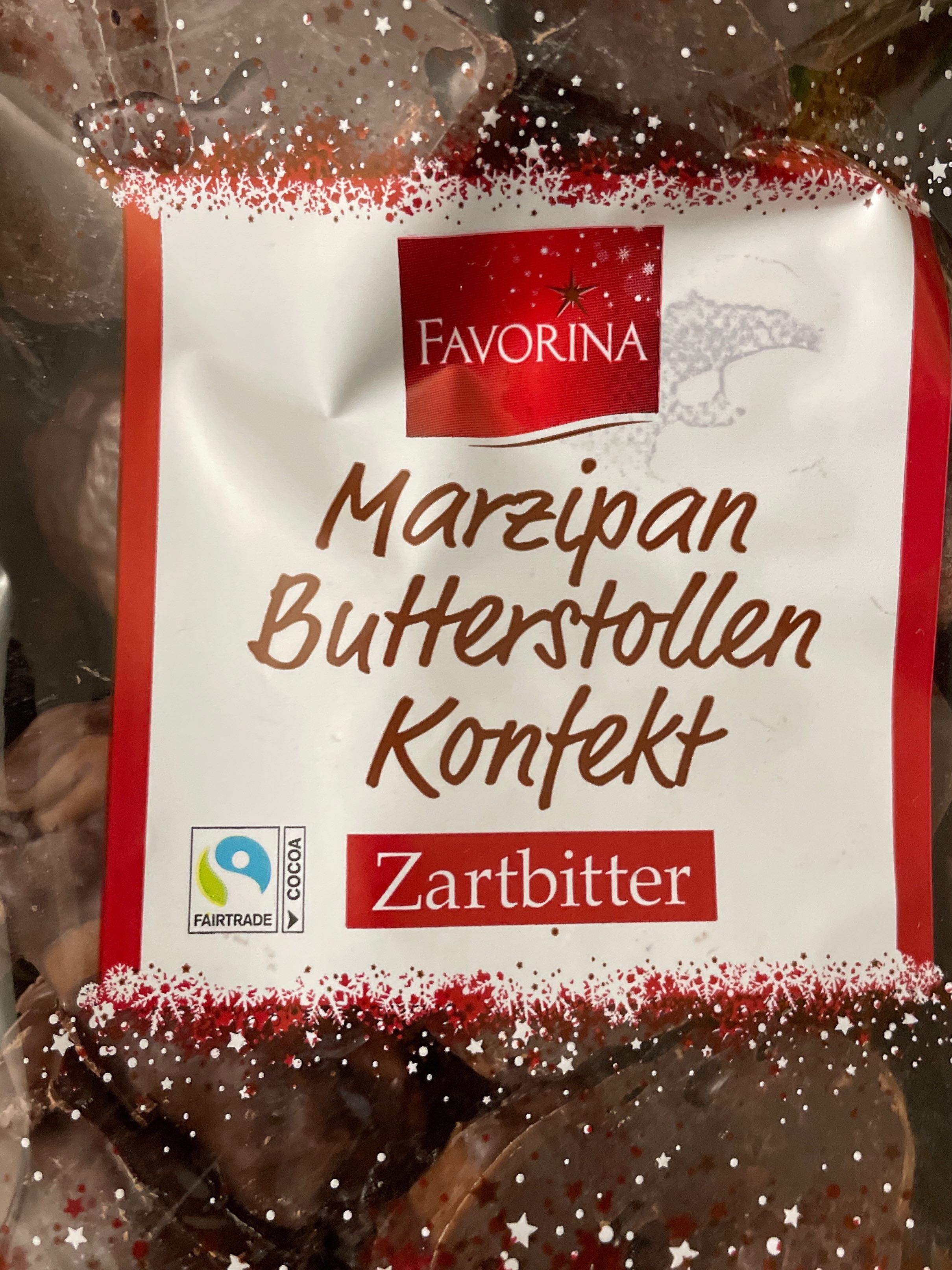 Marzipan butterstollen konfekt zartbitter
