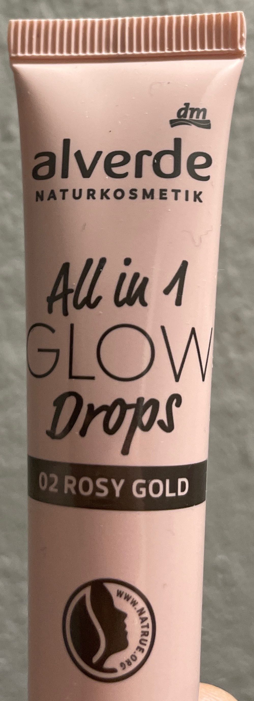 All in 1 glow drops 02 rosy gold