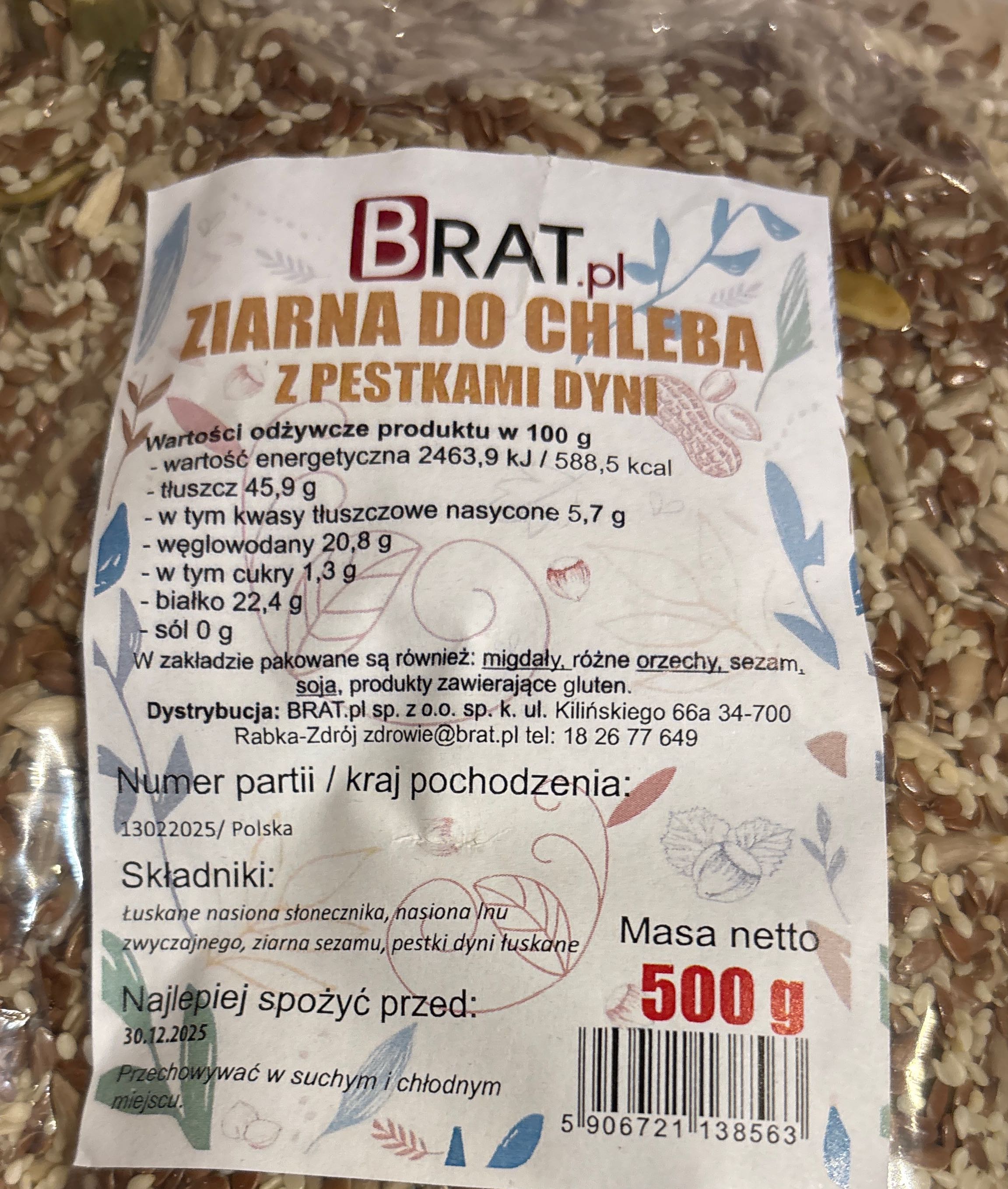 Ziarna do chleba
