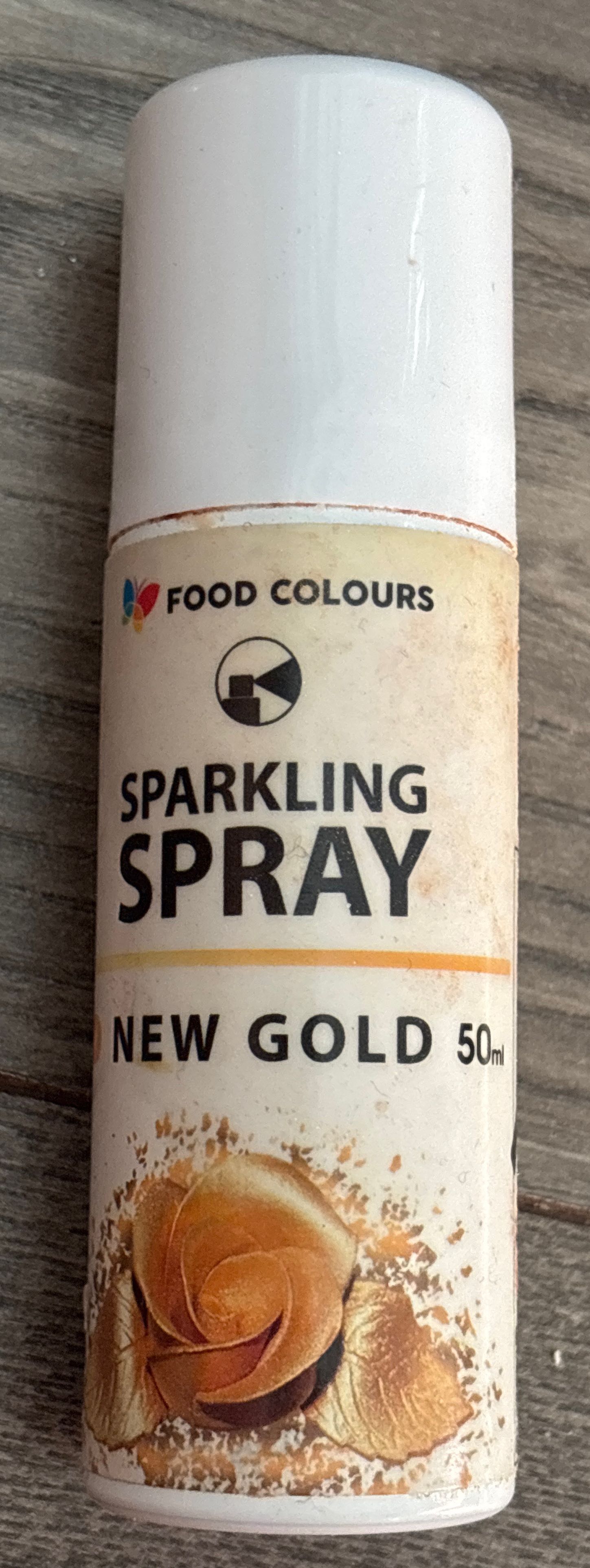 Barwnik w spray złoty