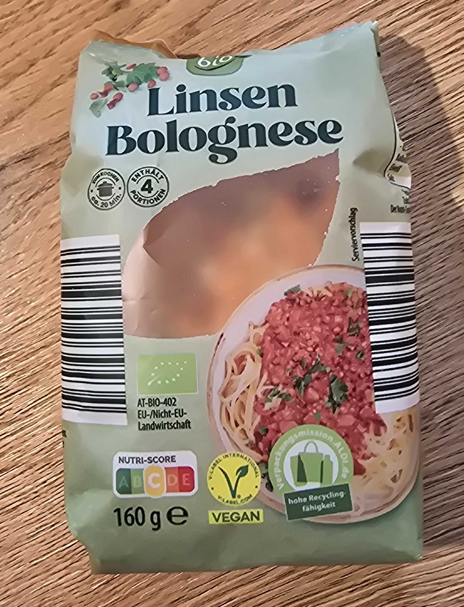 Linsen Bolognese Sosse