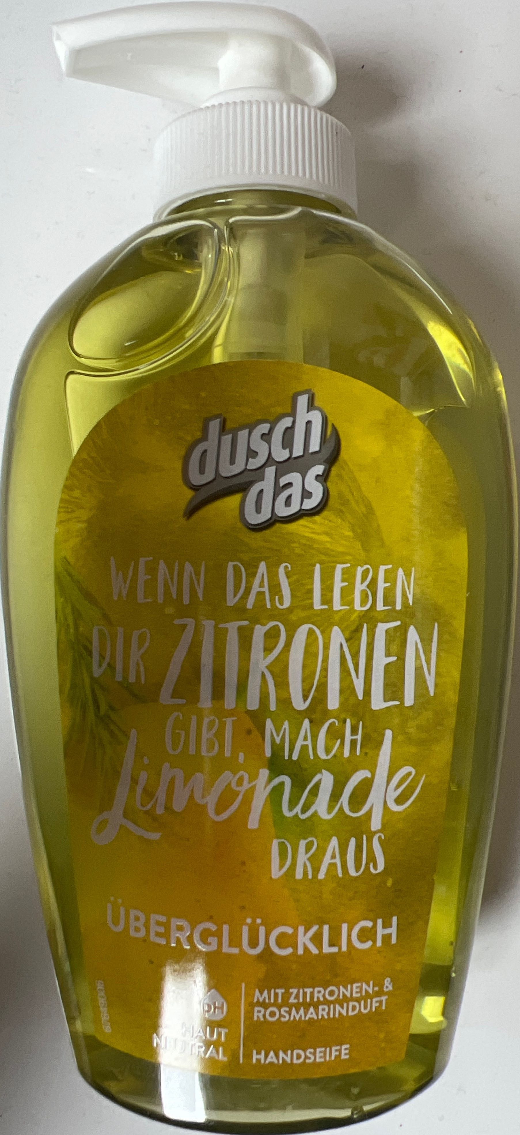 Handseife mit Zitronen und Rosmarinduft