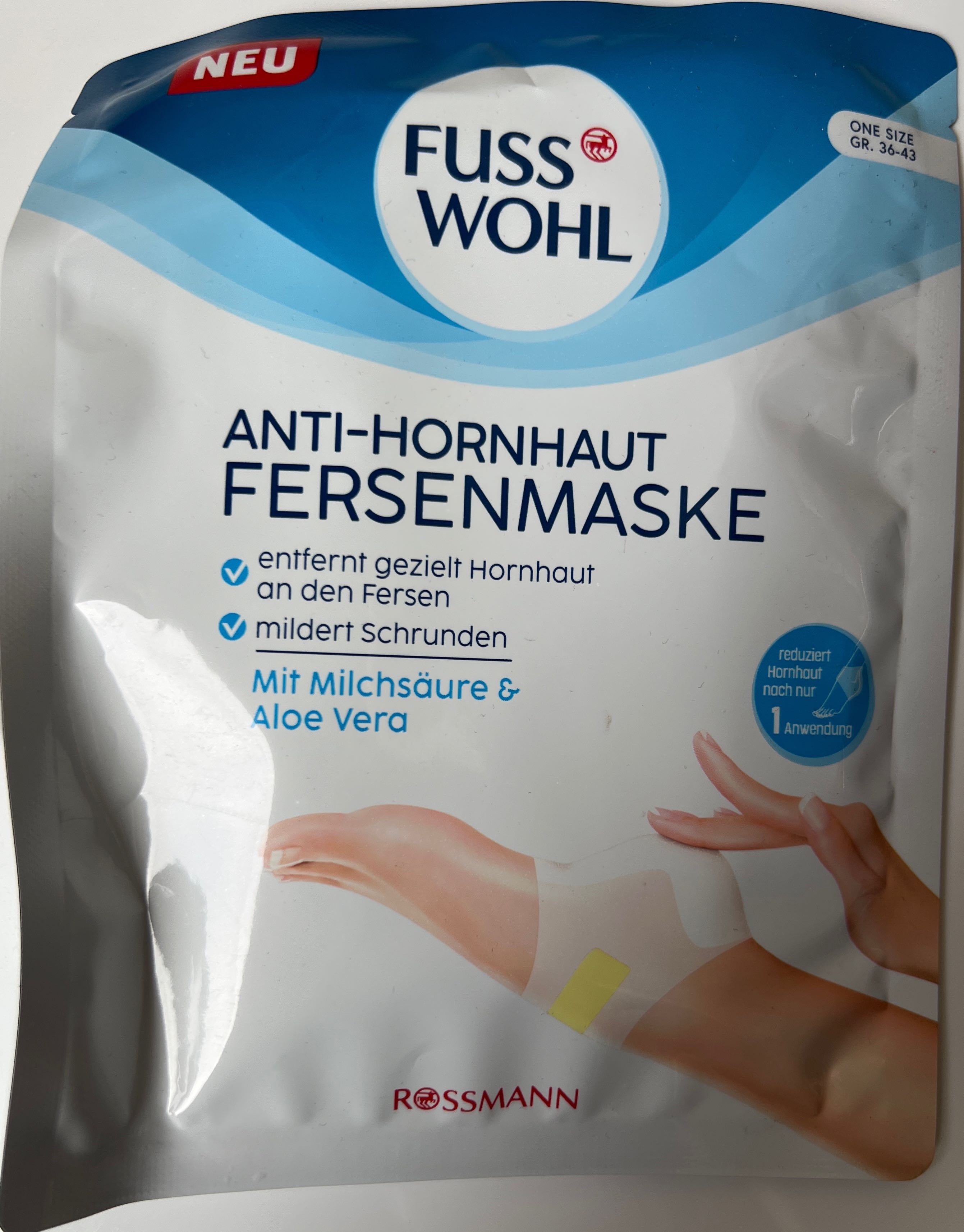 Anti Hornhaut Fersenmaske