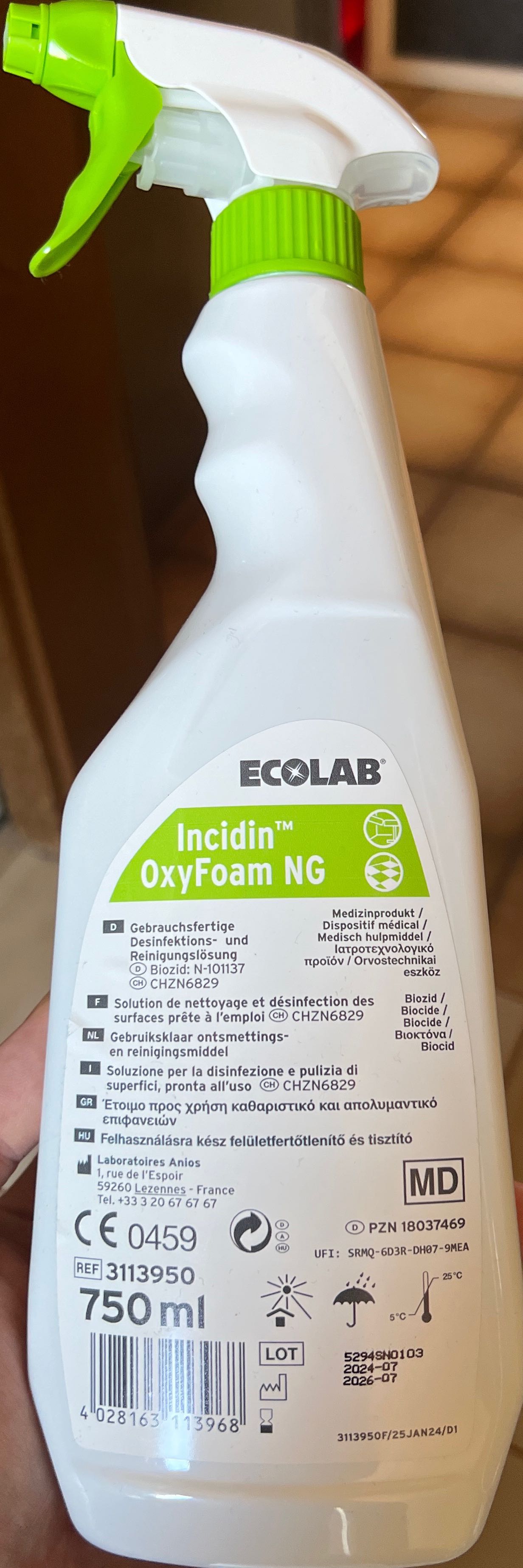 Incidin OxyFoam NG