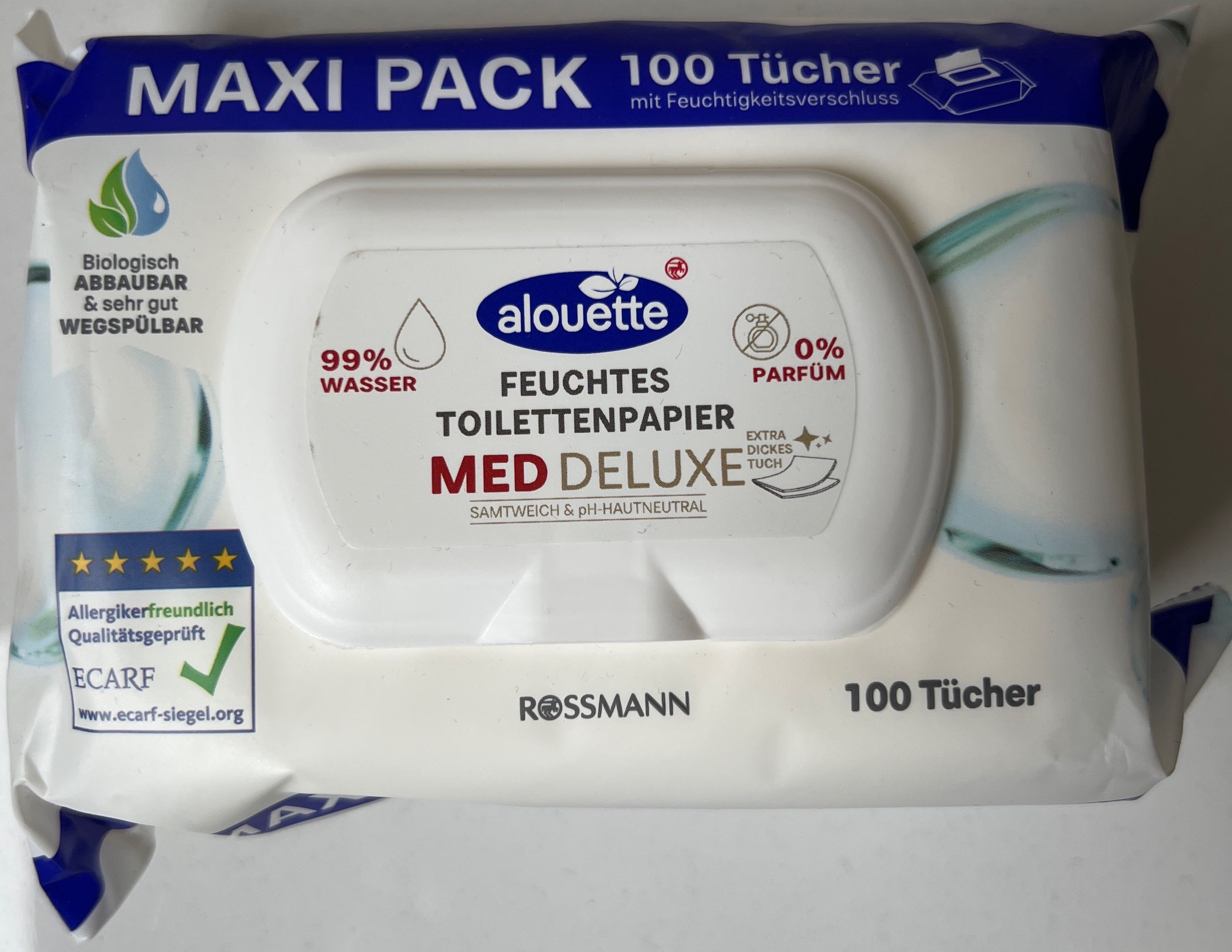 Feuchtes Toilettenpapier Med Deluxe