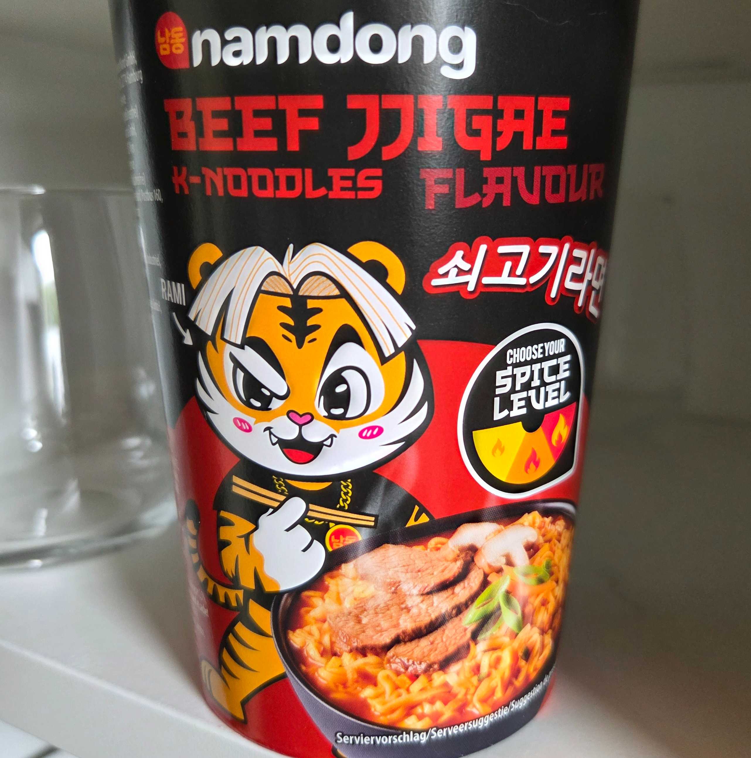 Beef k-noodles