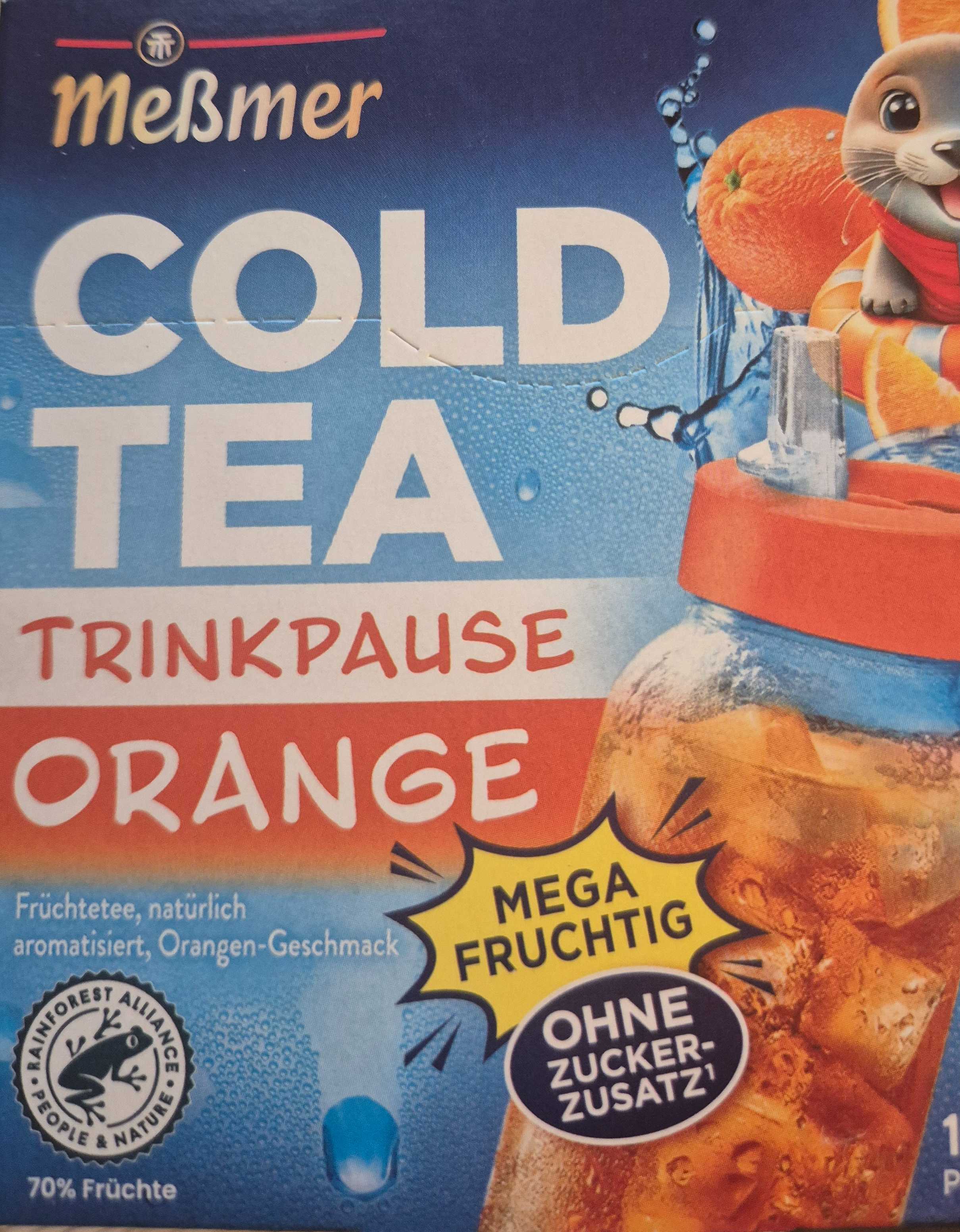 Gold Tea  Trinkpause Orange