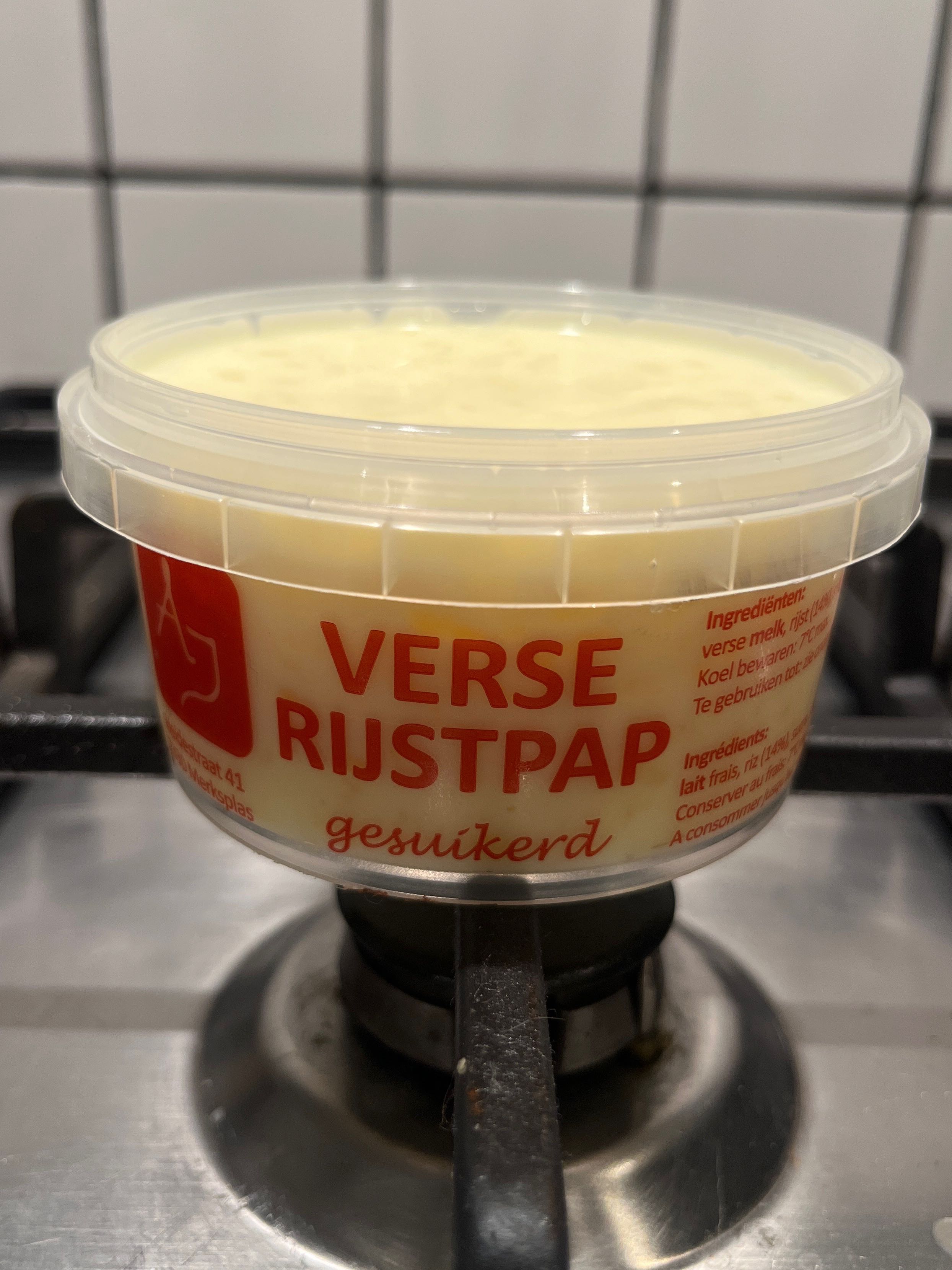Verse rijstpap - gesuikerd
