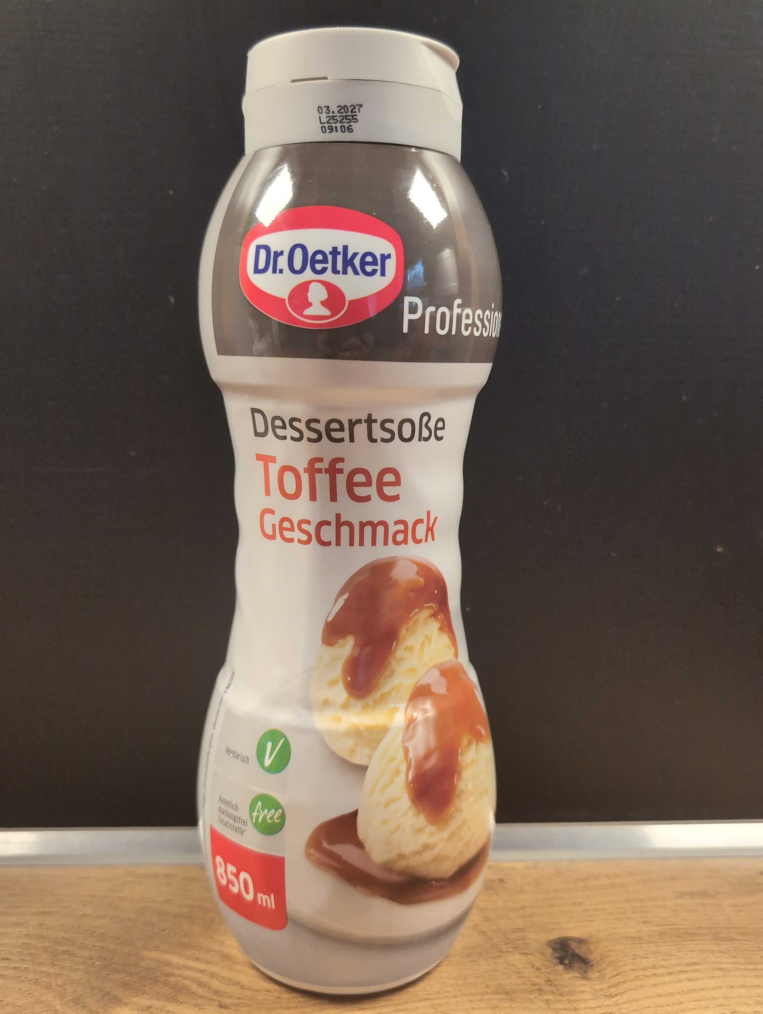 Dessertsoße Toffee