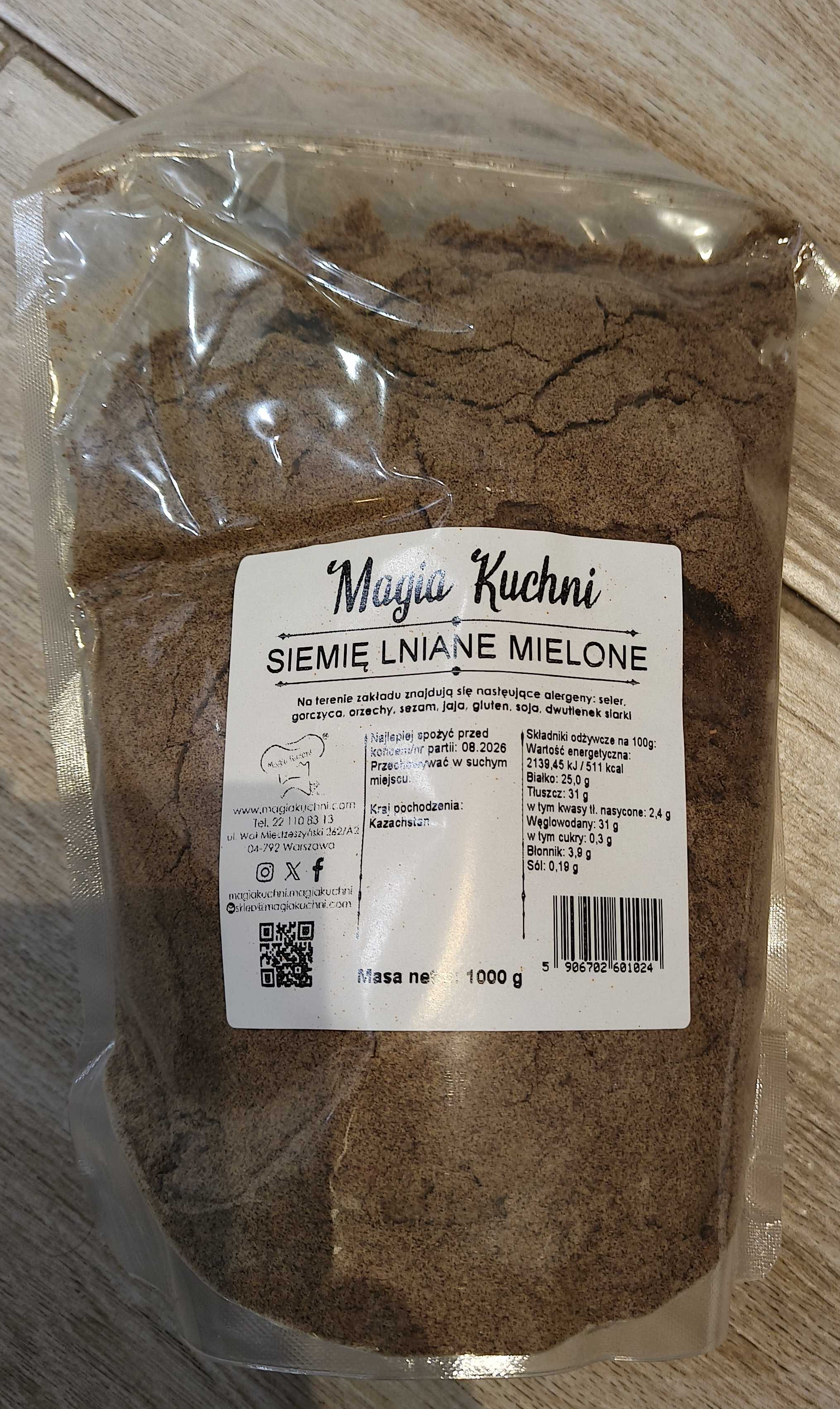 Siemię lniane mielone