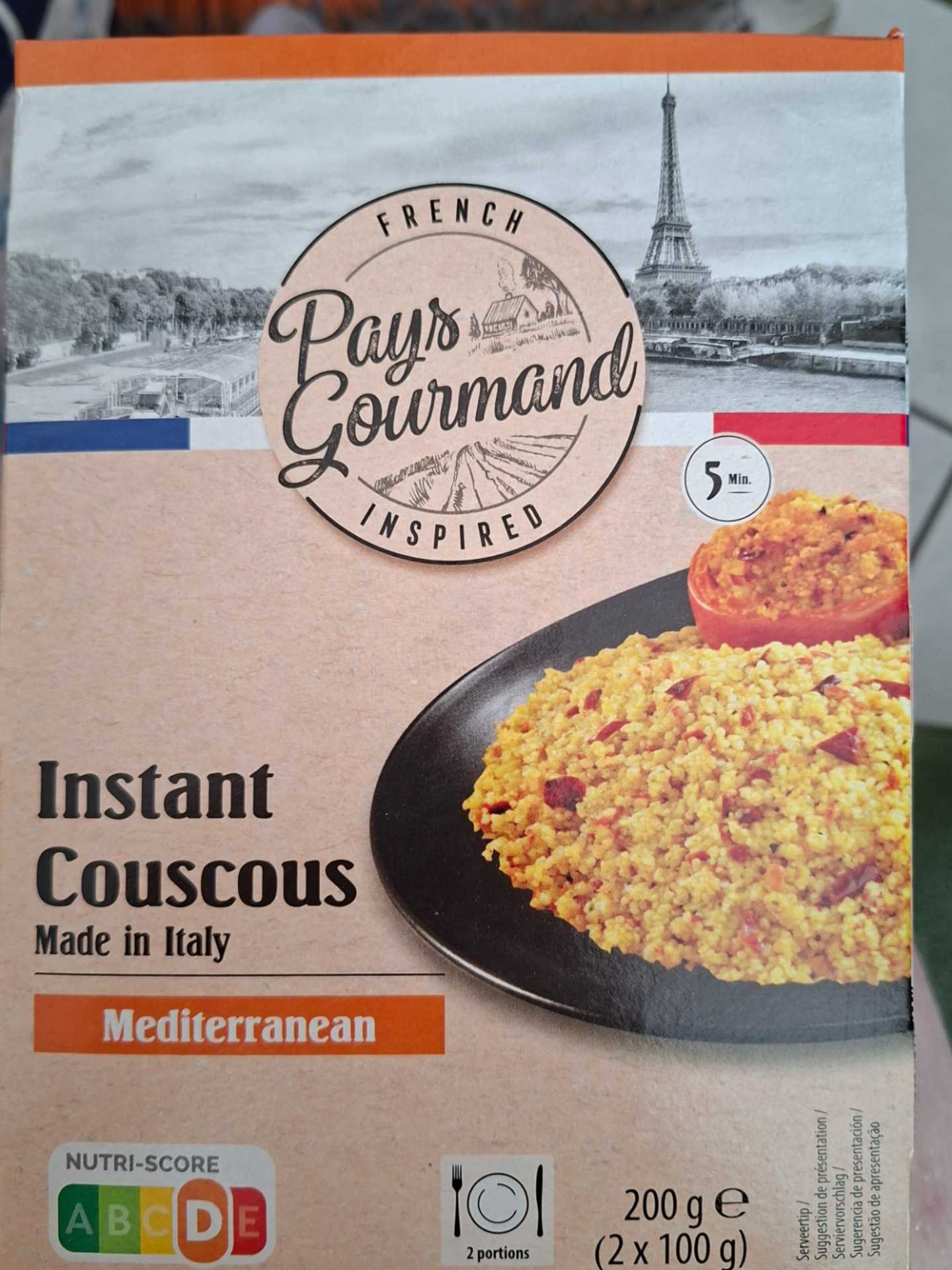 Instant couscous mediterranean