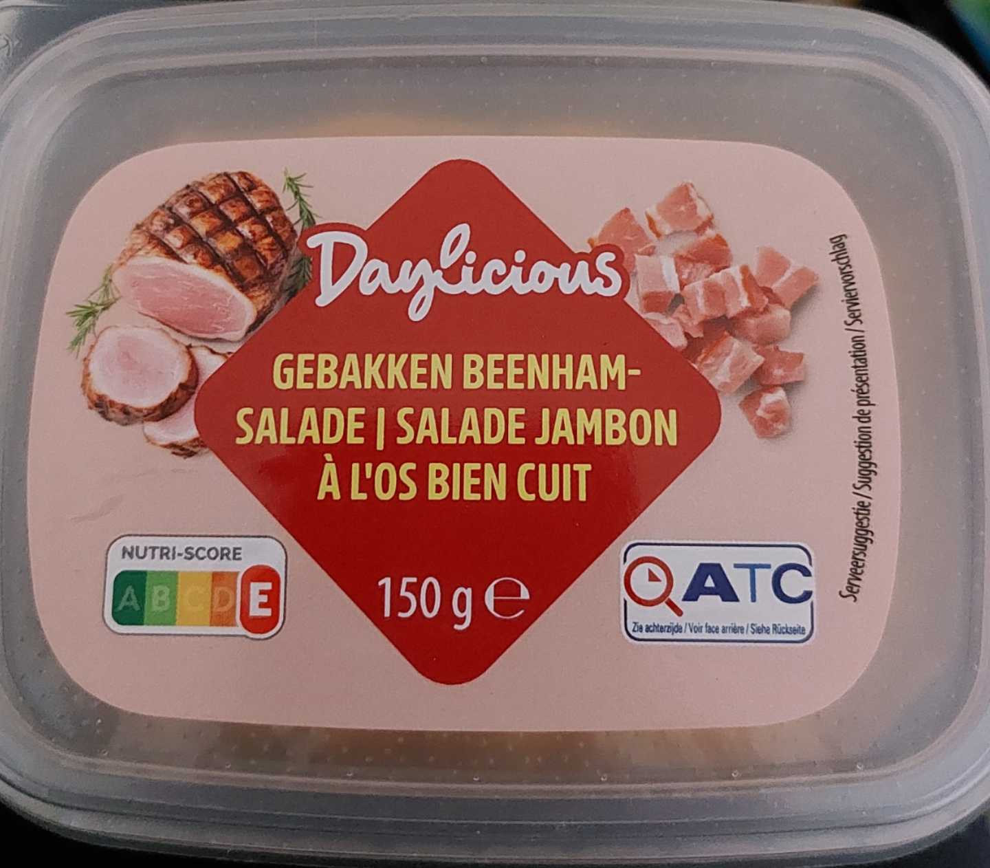 Gebakken beenham salade