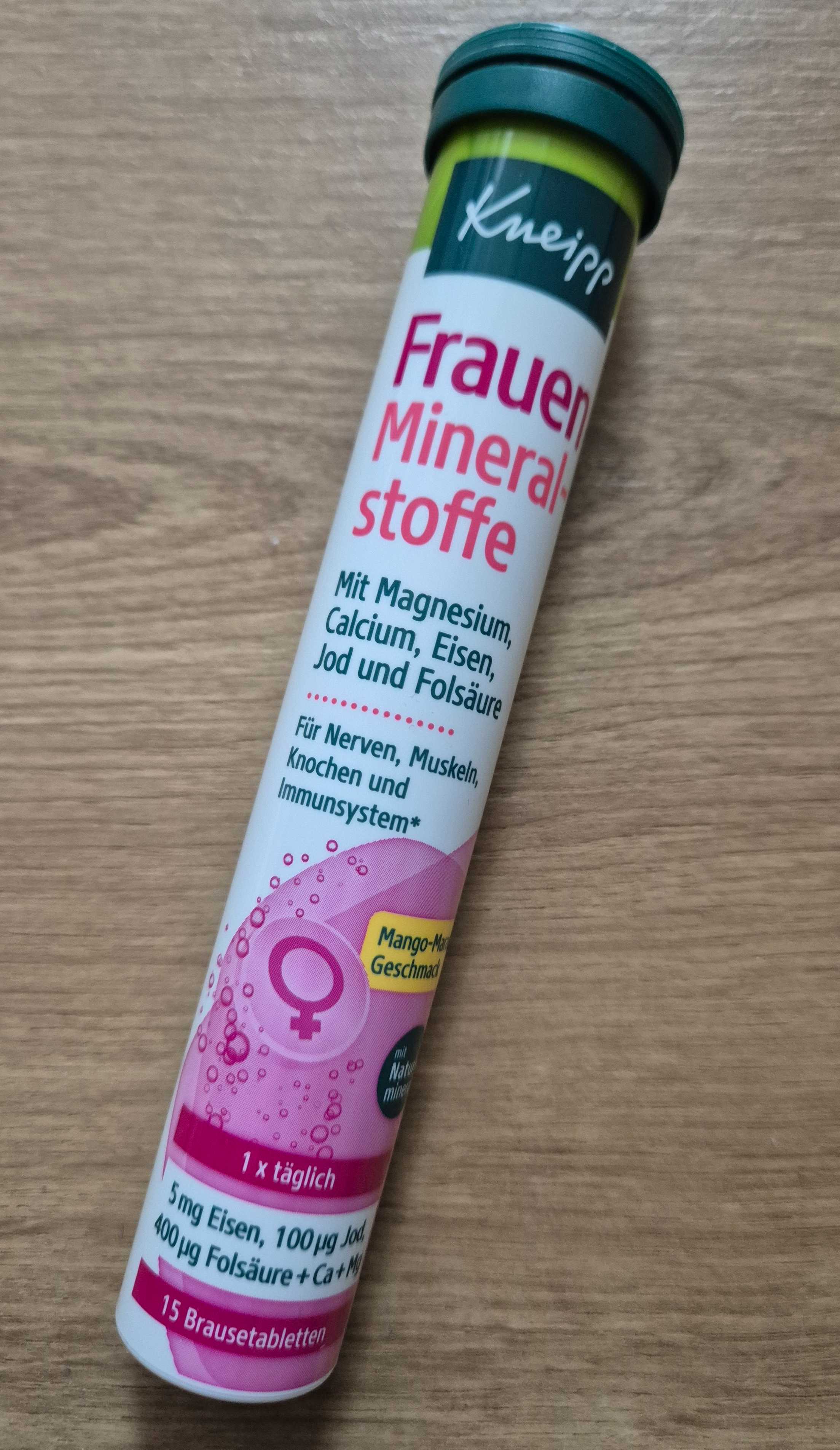 Frauen Mineralstoffe