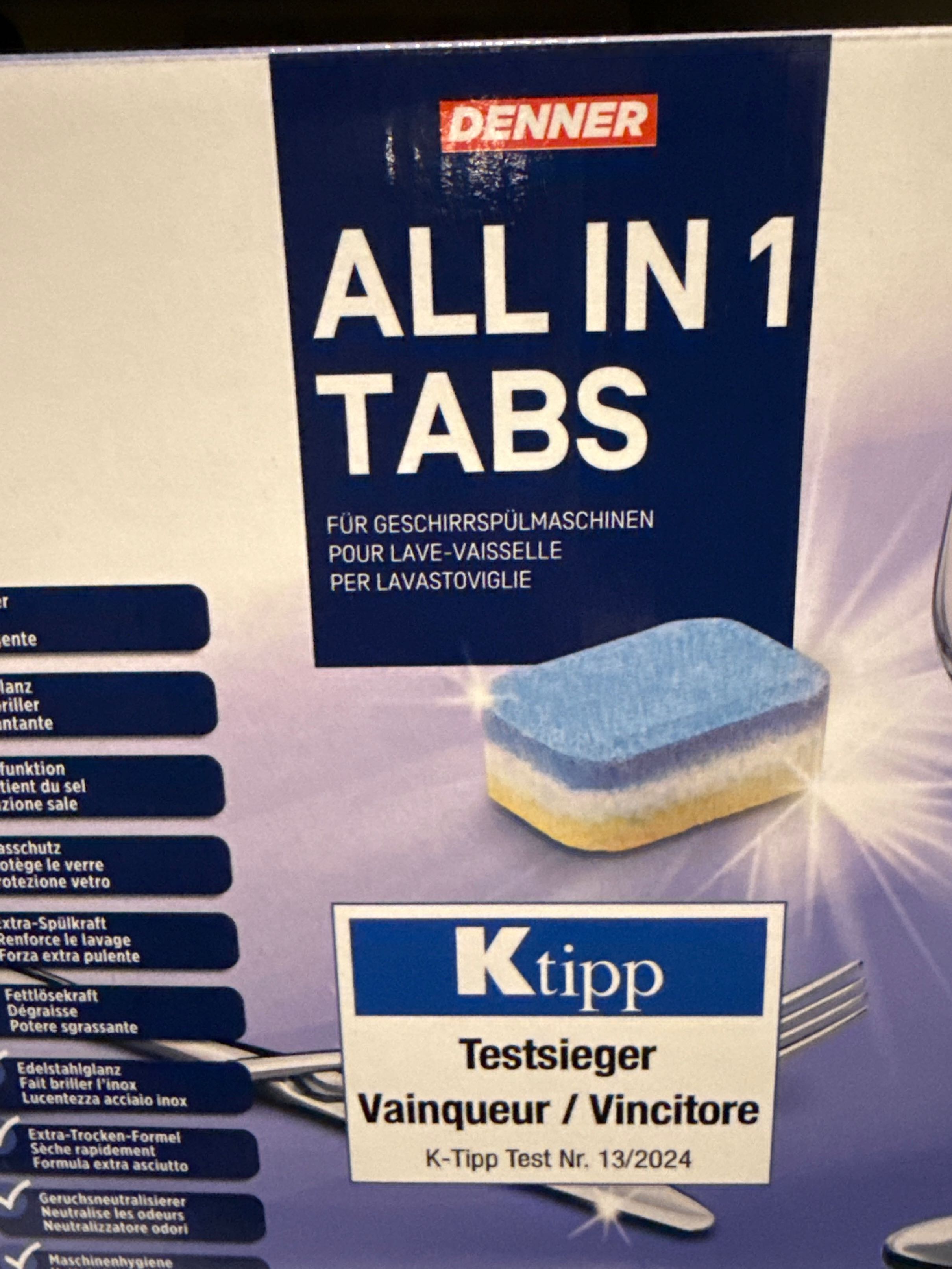 Geschirrspül Tabs