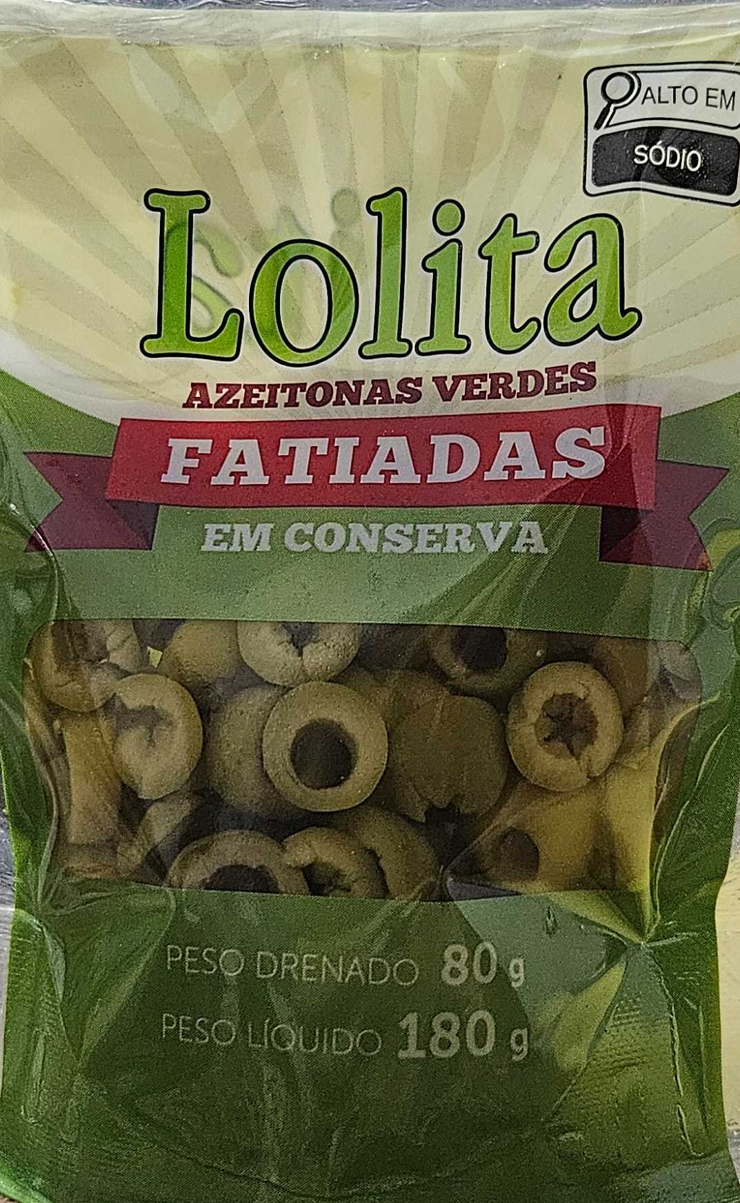Azeitonas verdes fatiadas
