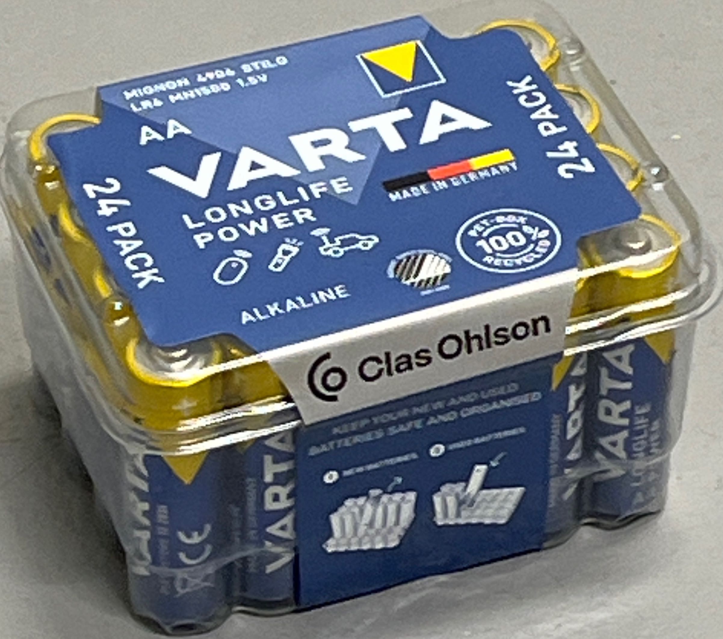 AA Batterier Longlife Power Alkaline x24