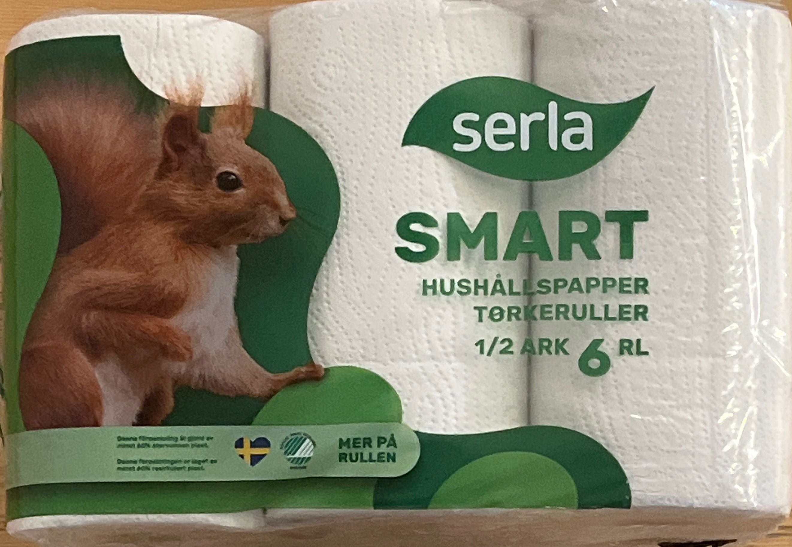 SMART Hushållspapper x6