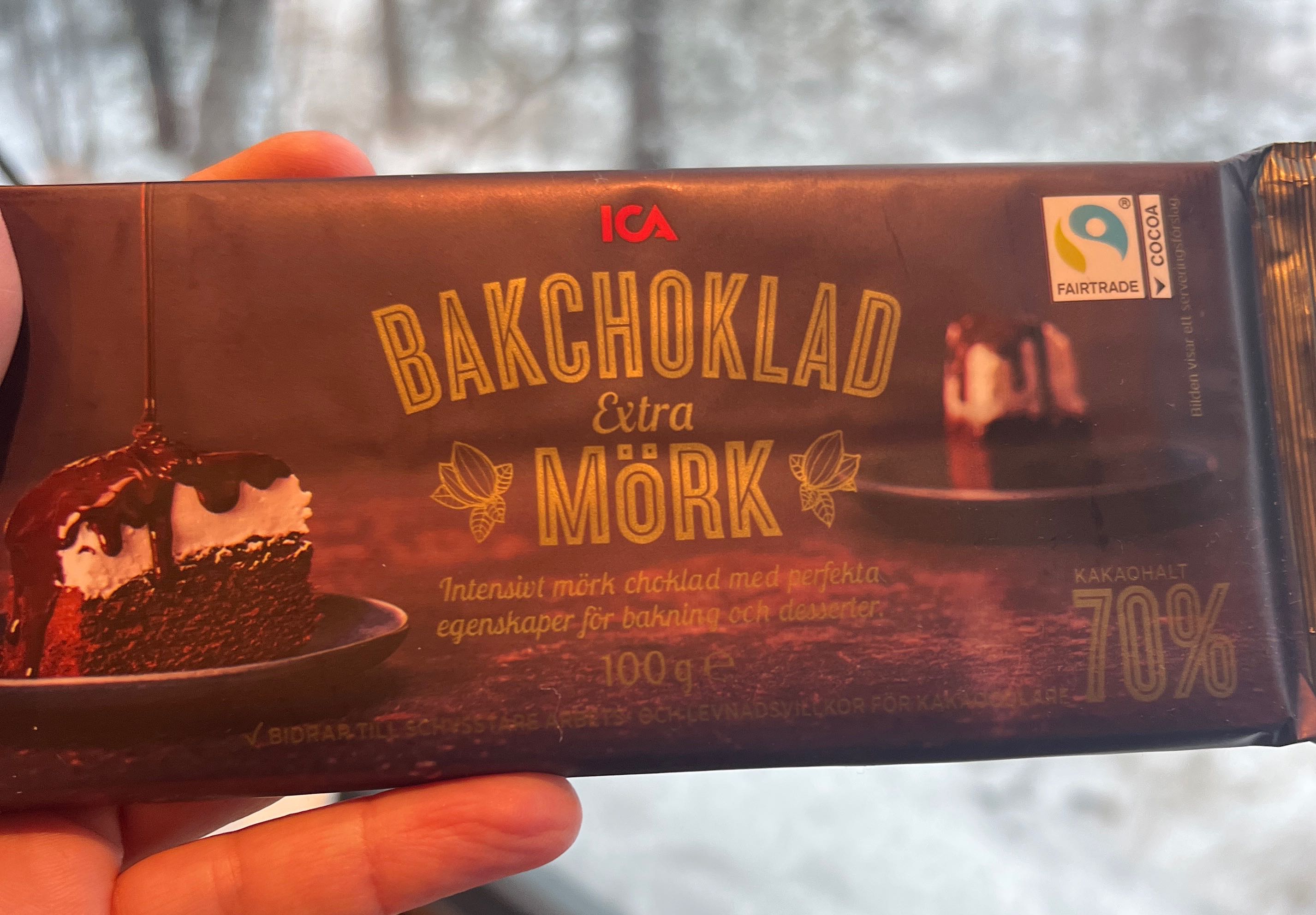 70 % Mörk bakchoklad