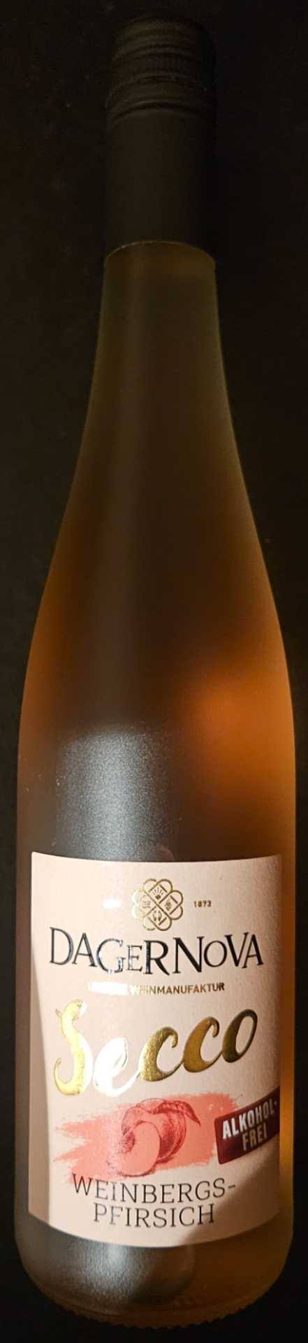 Weinbergspfirsich Secco alkoholfrei < 0,5% Vol. - Dagernova Weinmanufaktur