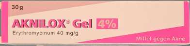 Aknilox Gel 4% (Erythromycinum 40 mg/g) - Drossapharm AG