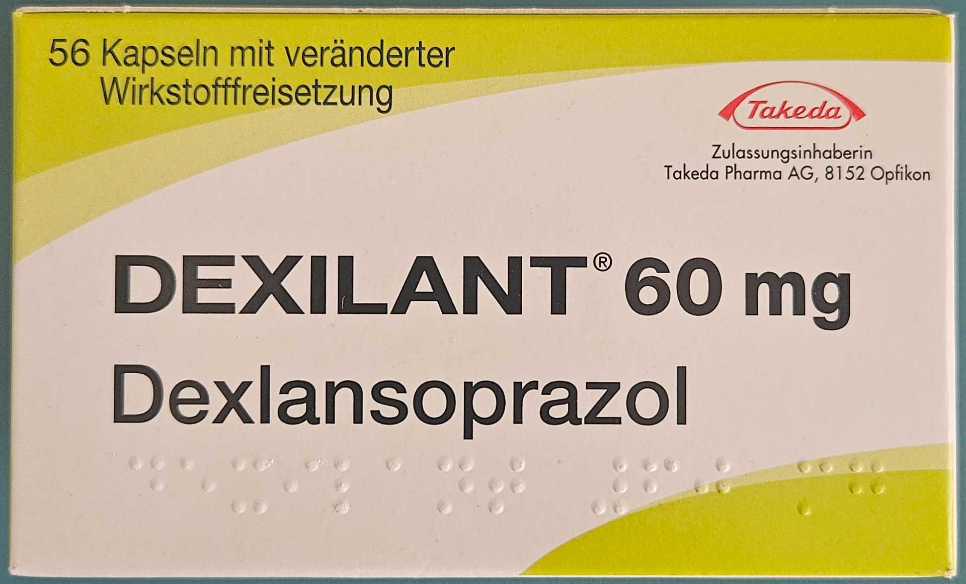 Dexilant 60 mg N2 (Dexlansoprazol) - Takeda Pharma AG